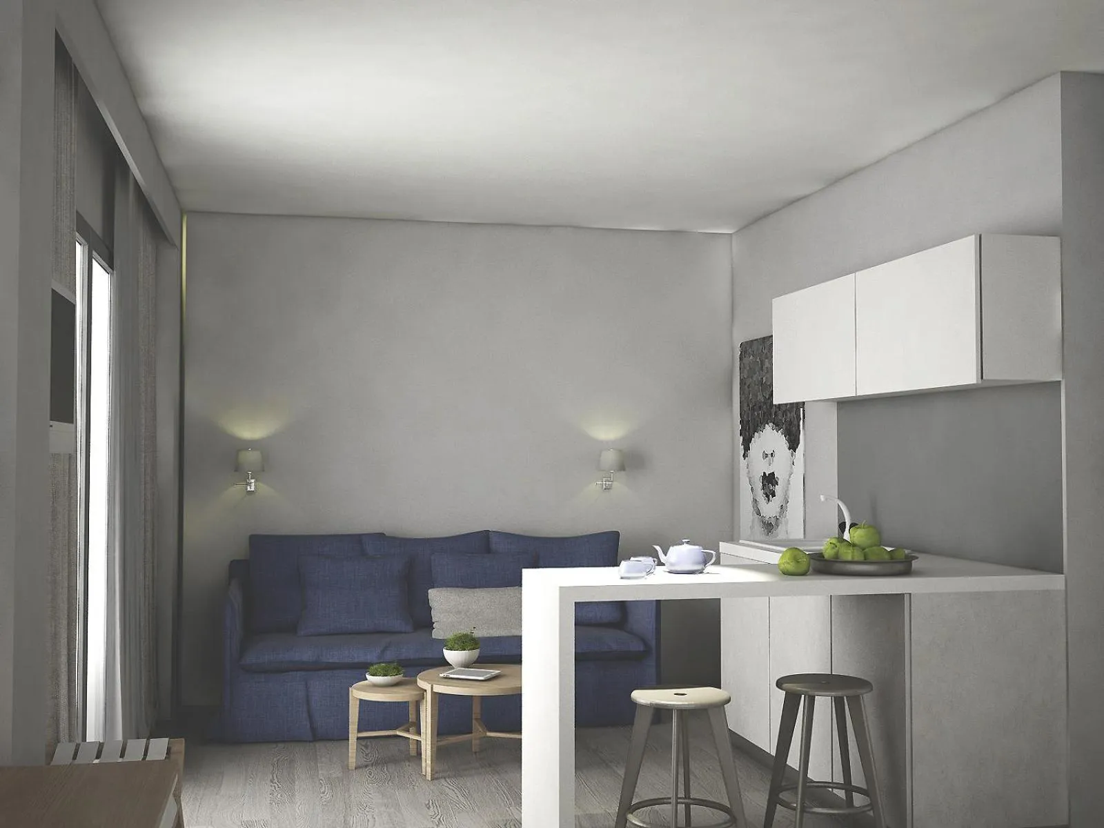 Bed in CHROMA FASHION ROOMS & APARTMENTS