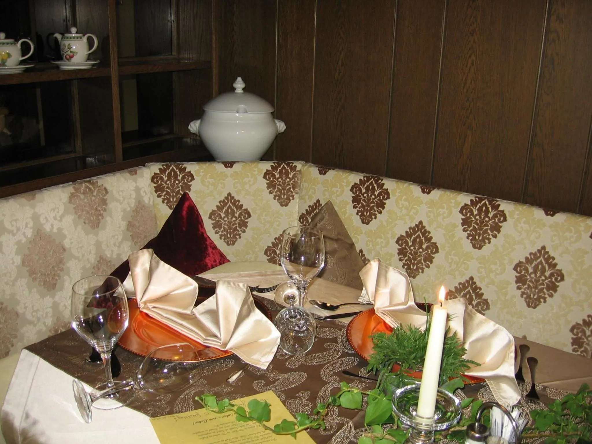 Dining area in Bergchalet Hotel Reinerhof
