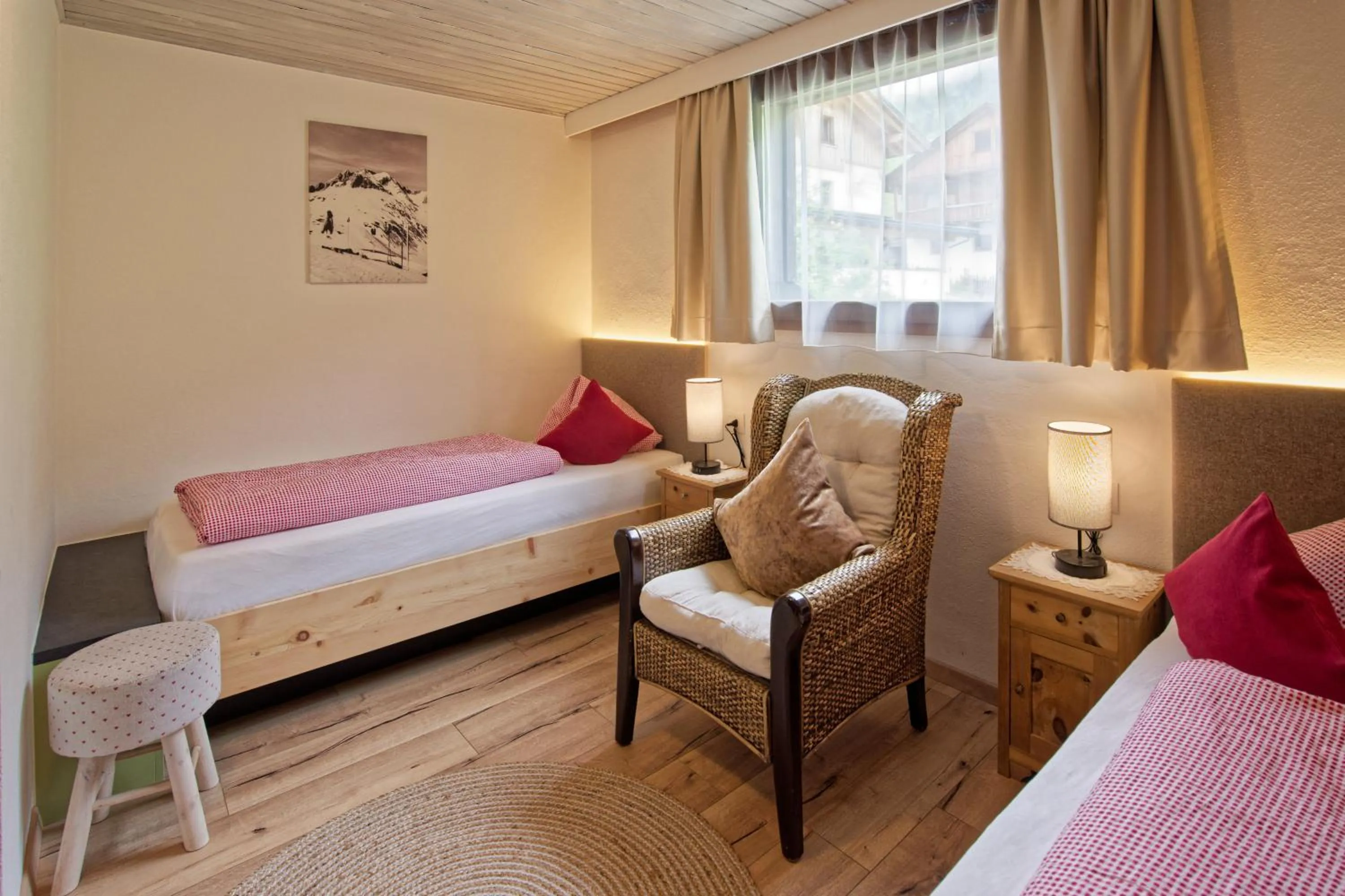 Bed in Bergchalet Hotel Reinerhof