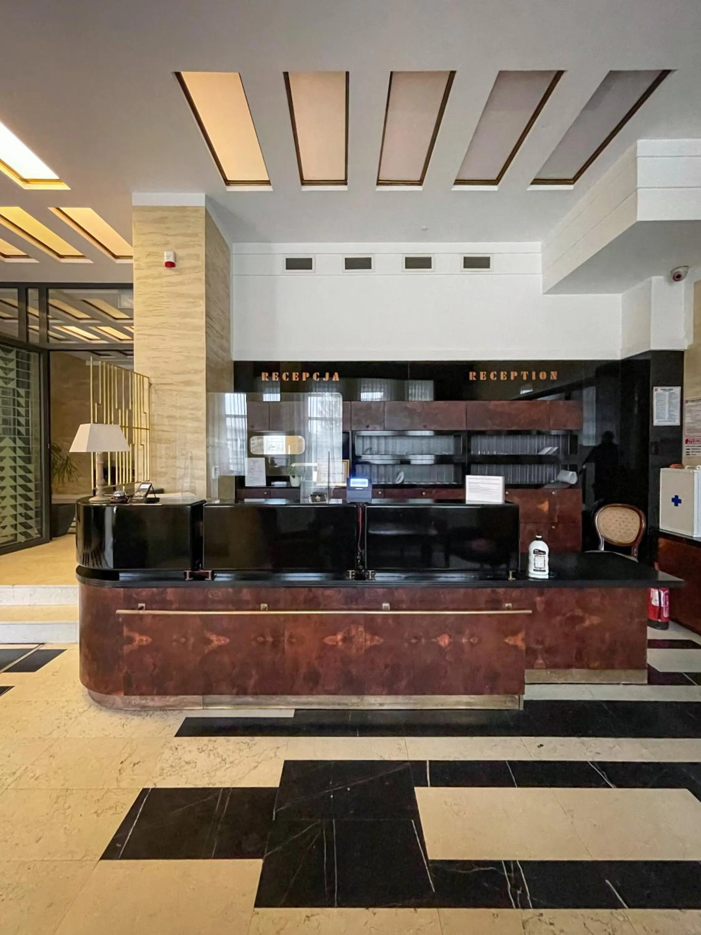 Lobby or reception in Hotel Hutnik