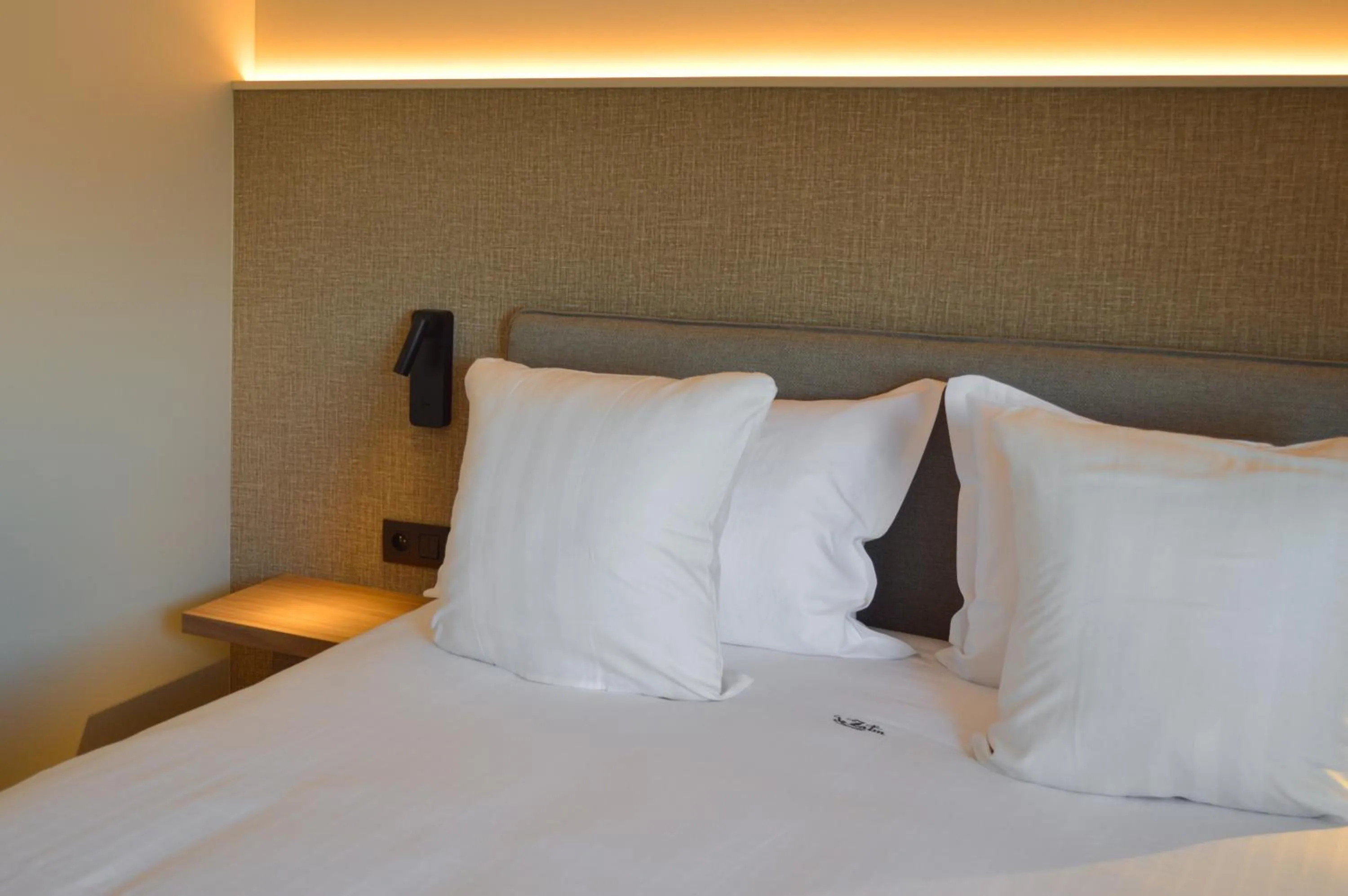 Bed in Hotel De Zalm