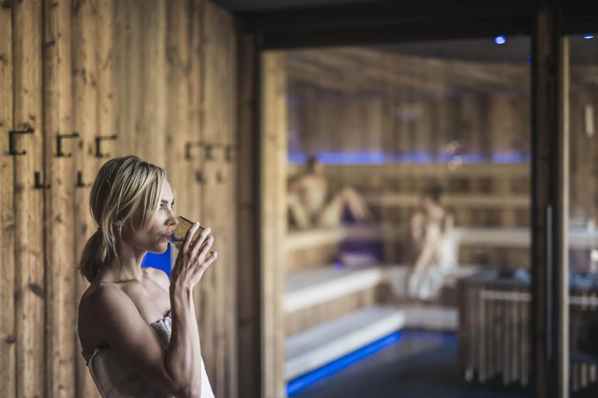 Sauna, Bed in Terentnerhof 4*S active & lifestyle hotel