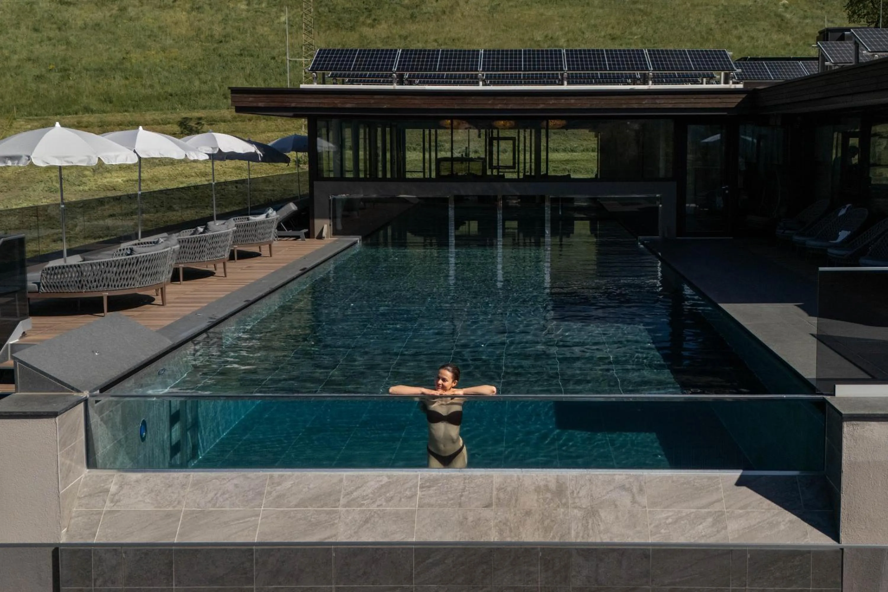 Swimming pool in Terentnerhof 4*S active & lifestyle hotel