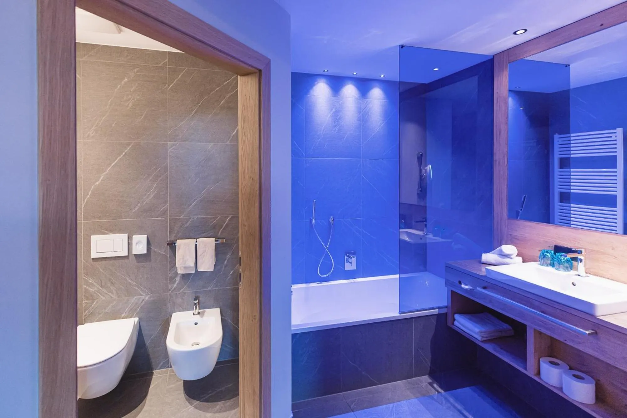 Bathroom in Terentnerhof 4*S active & lifestyle hotel