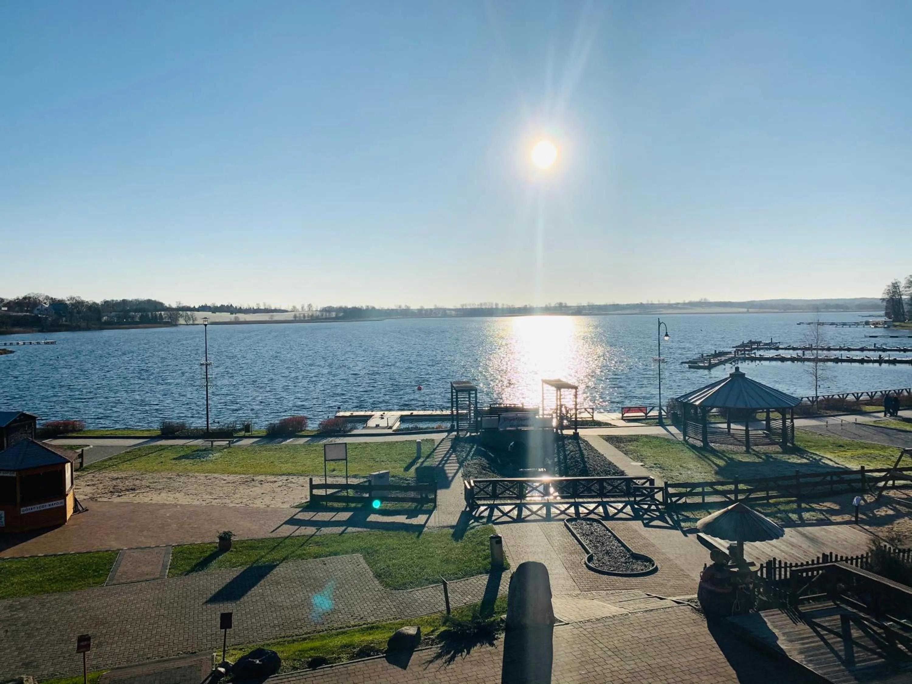 Lake view in Gościniec Ryński Młyn