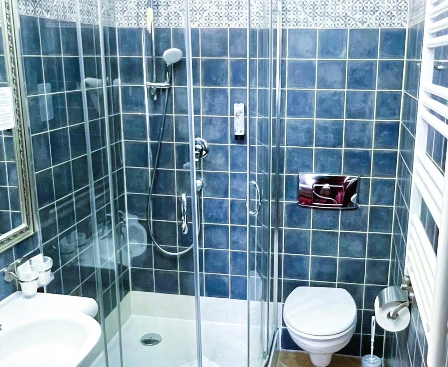 Bathroom in Gościniec Ryński Młyn