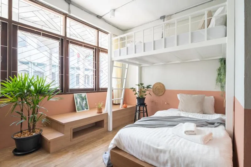 Bed in Better Moon Guesthouse