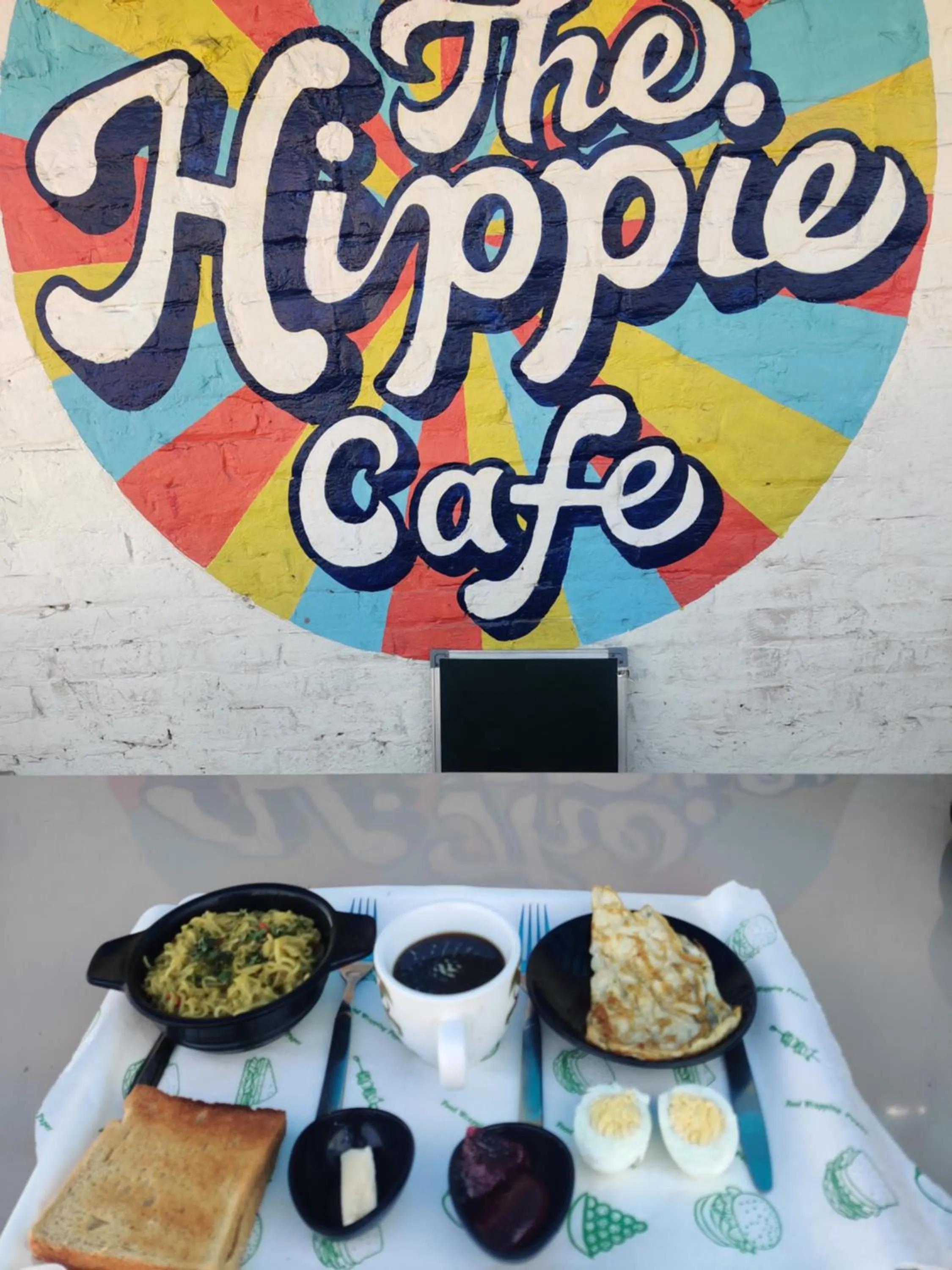 Restaurant/places to eat in Joey's Hostel Agra - 200m from Taj Mahal