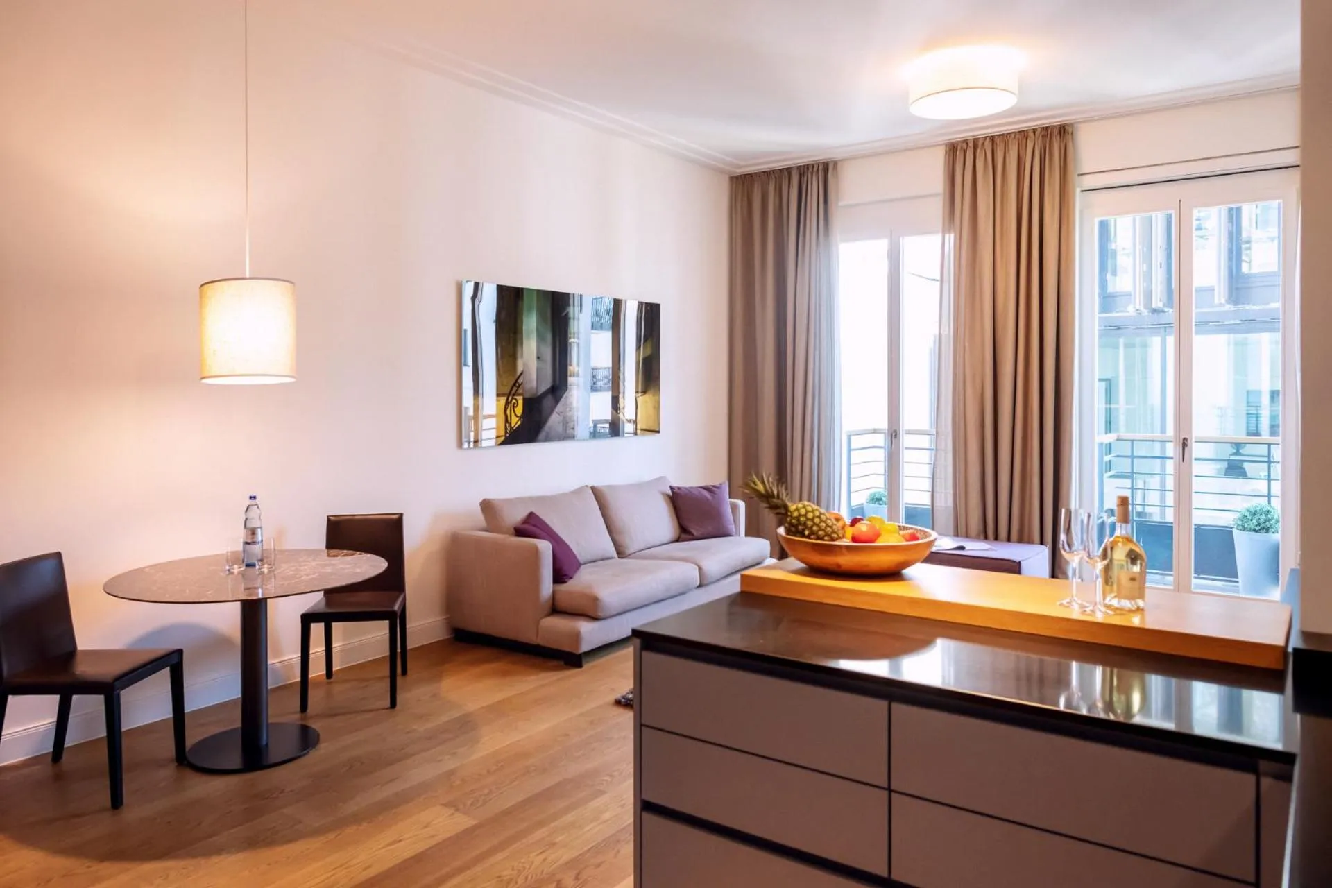 Living room in InTown Residences