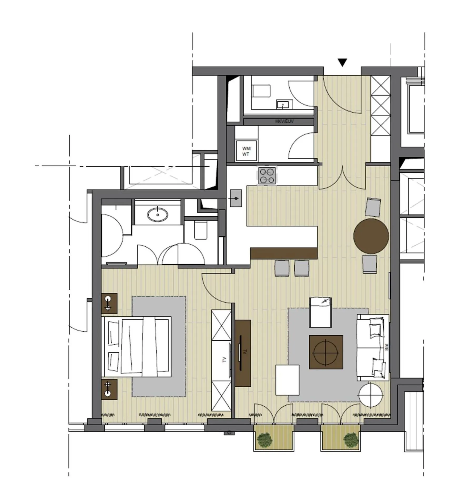 Floor plan in InTown Residences