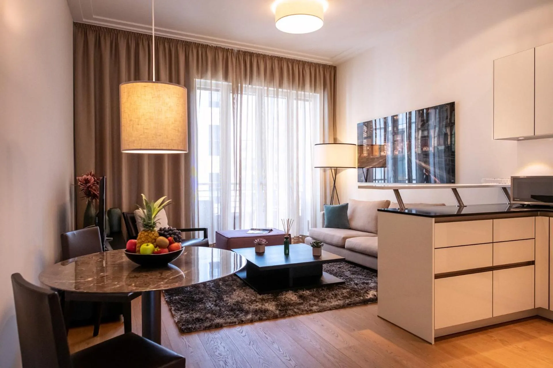 Living room in InTown Residences