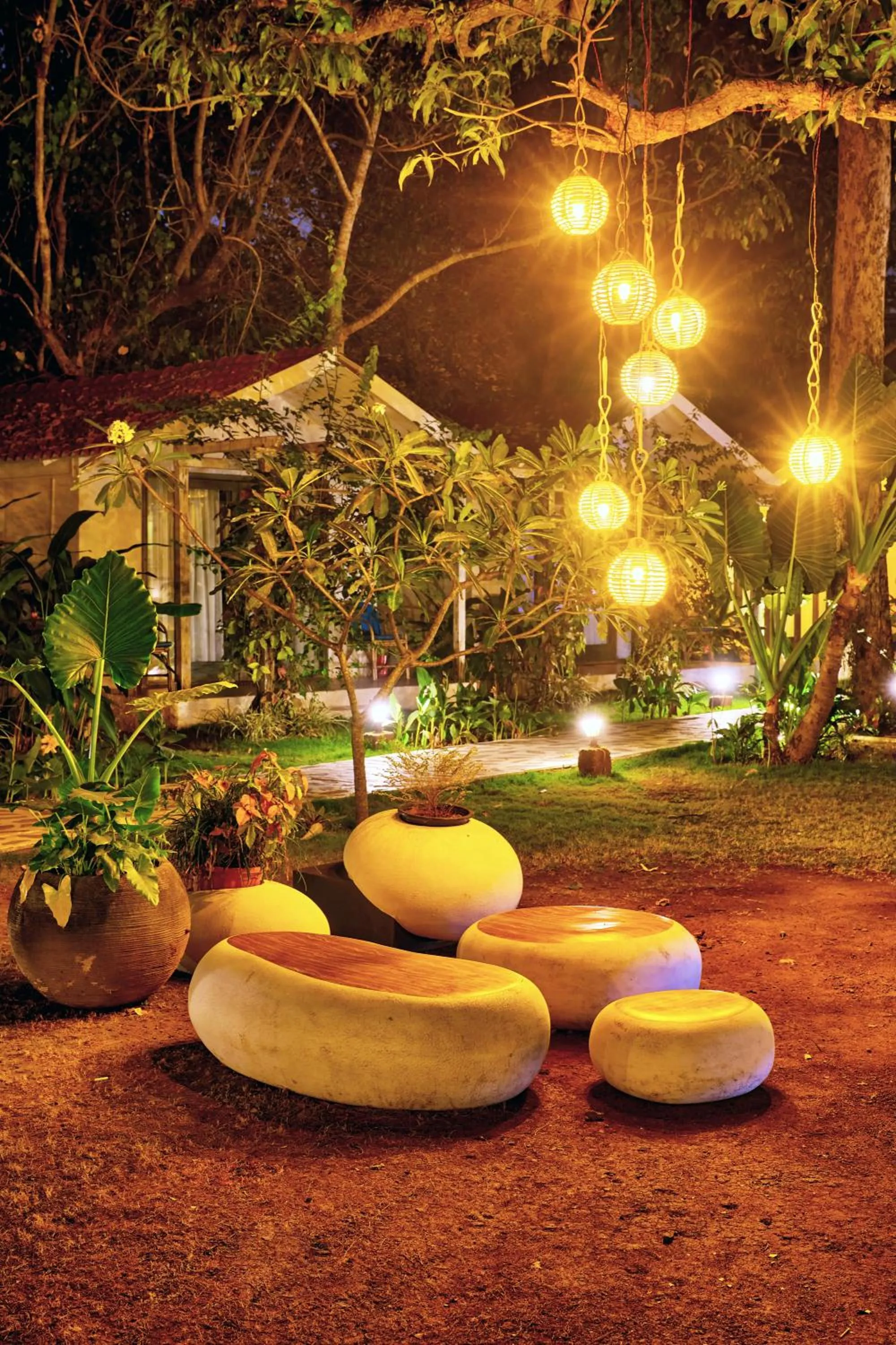 Garden view in Blu Resorts