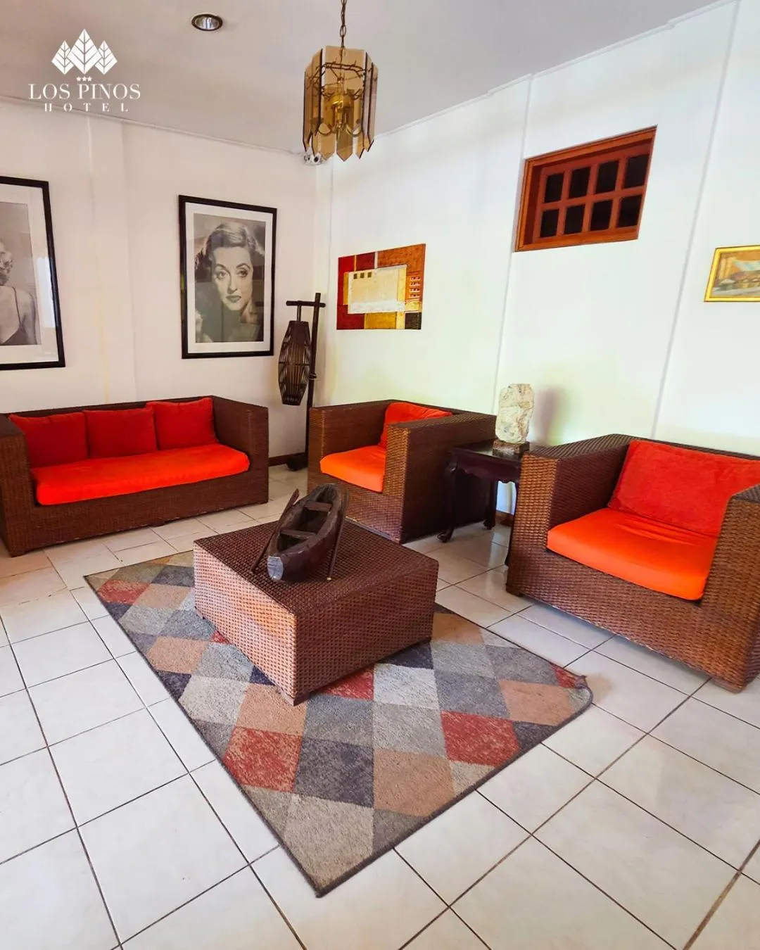 Living room in Hotel Los Pinos