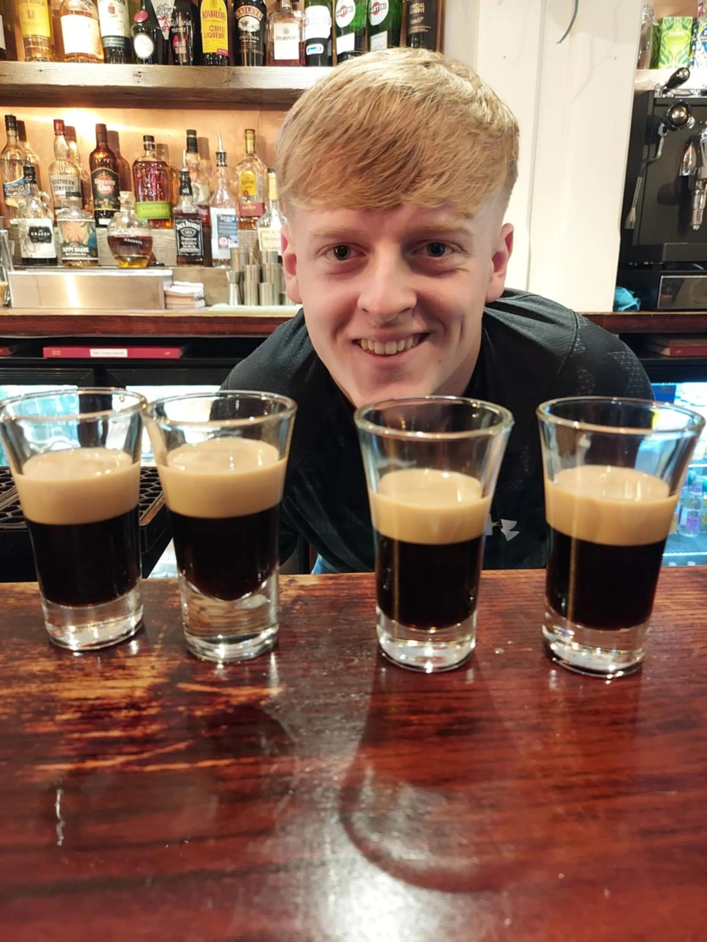 Staff in Trawden Arms Community Owned Pub