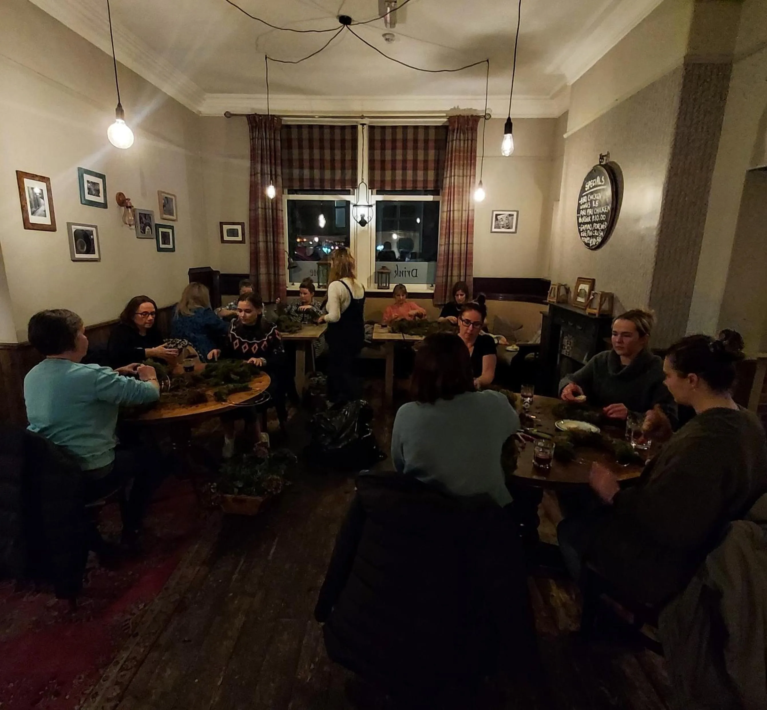 People in Trawden Arms Community Owned Pub