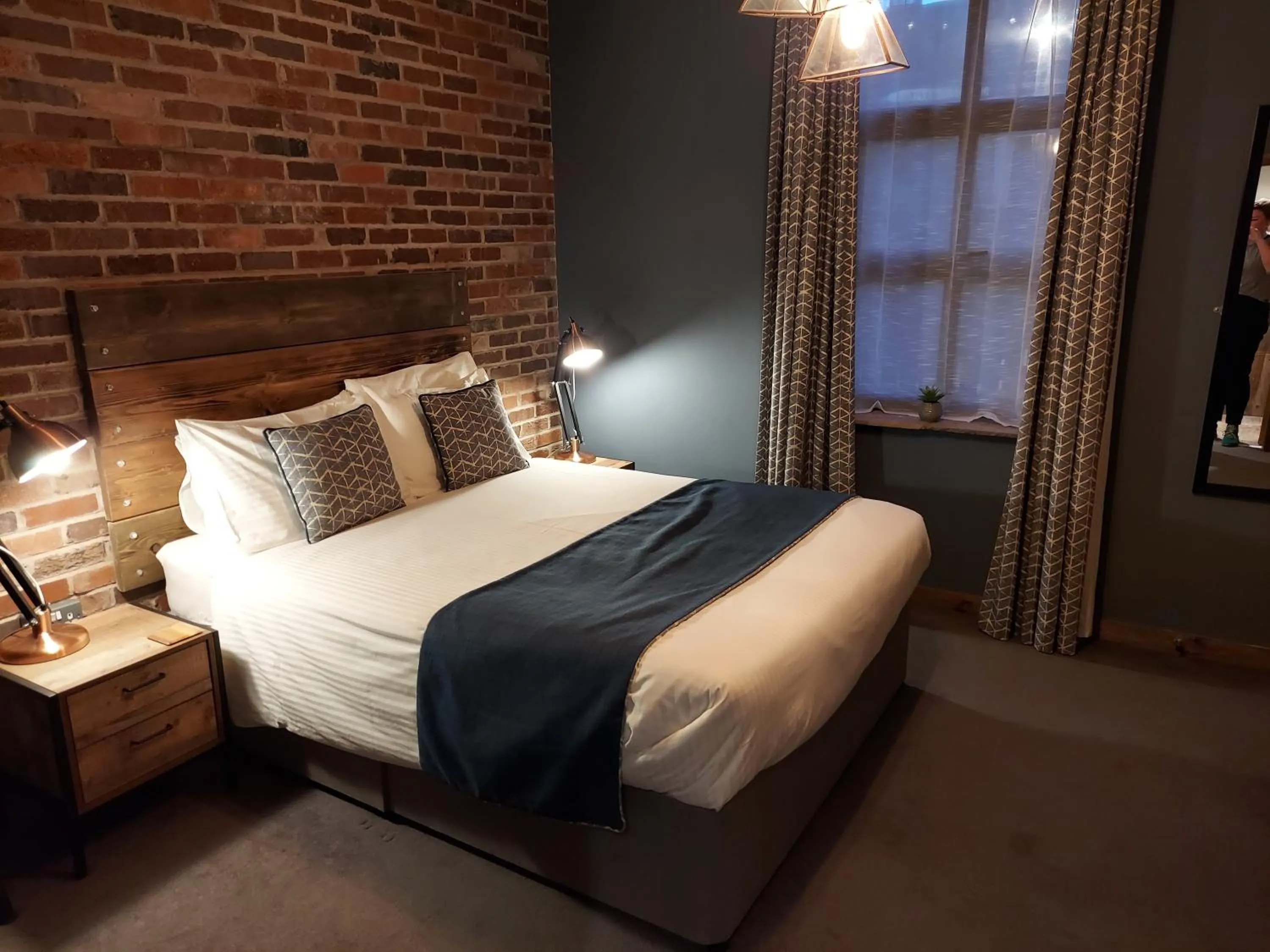 Bed in Trawden Arms Community Owned Pub