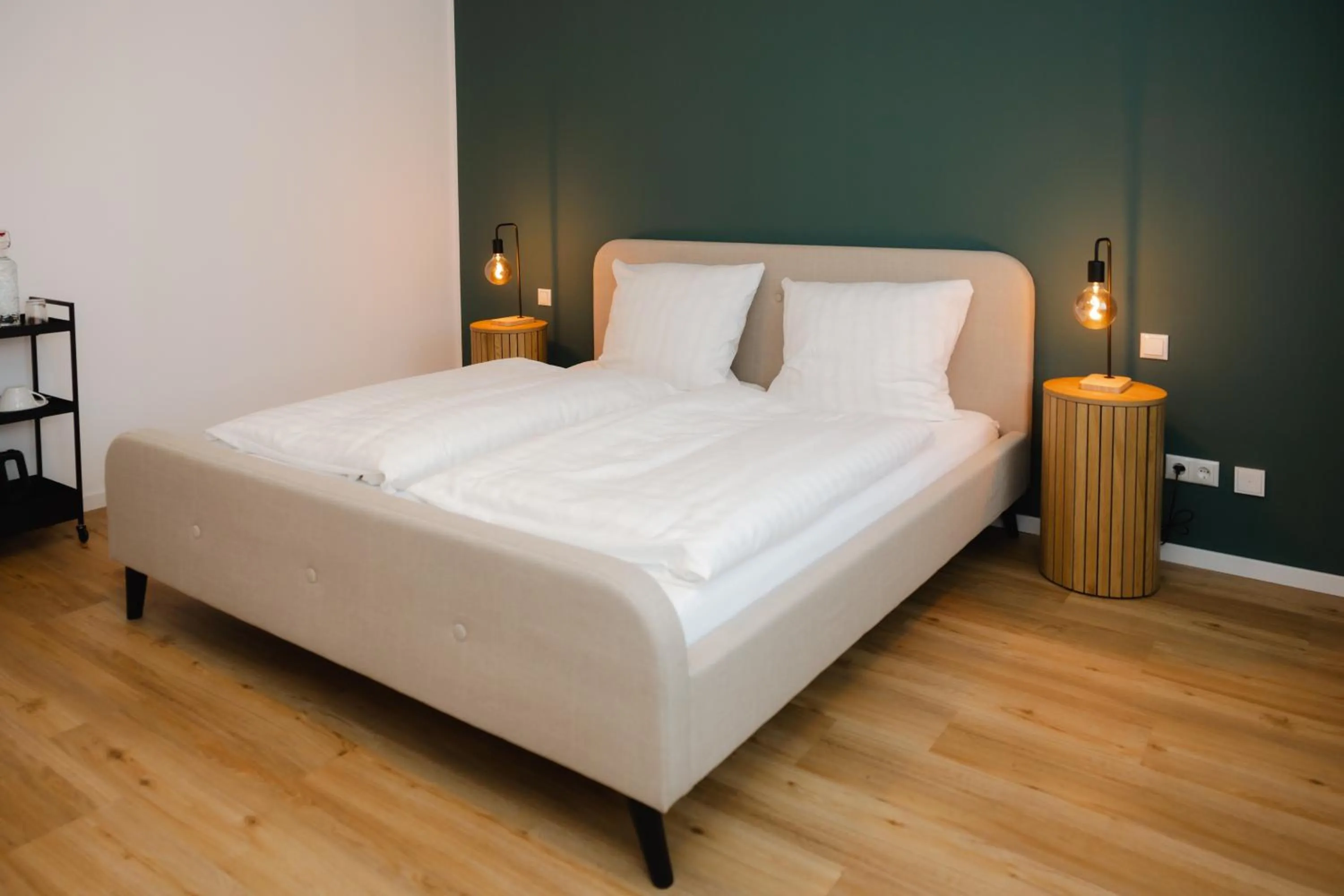 Photo of the whole room, Bed in Fährhaus Kollmar