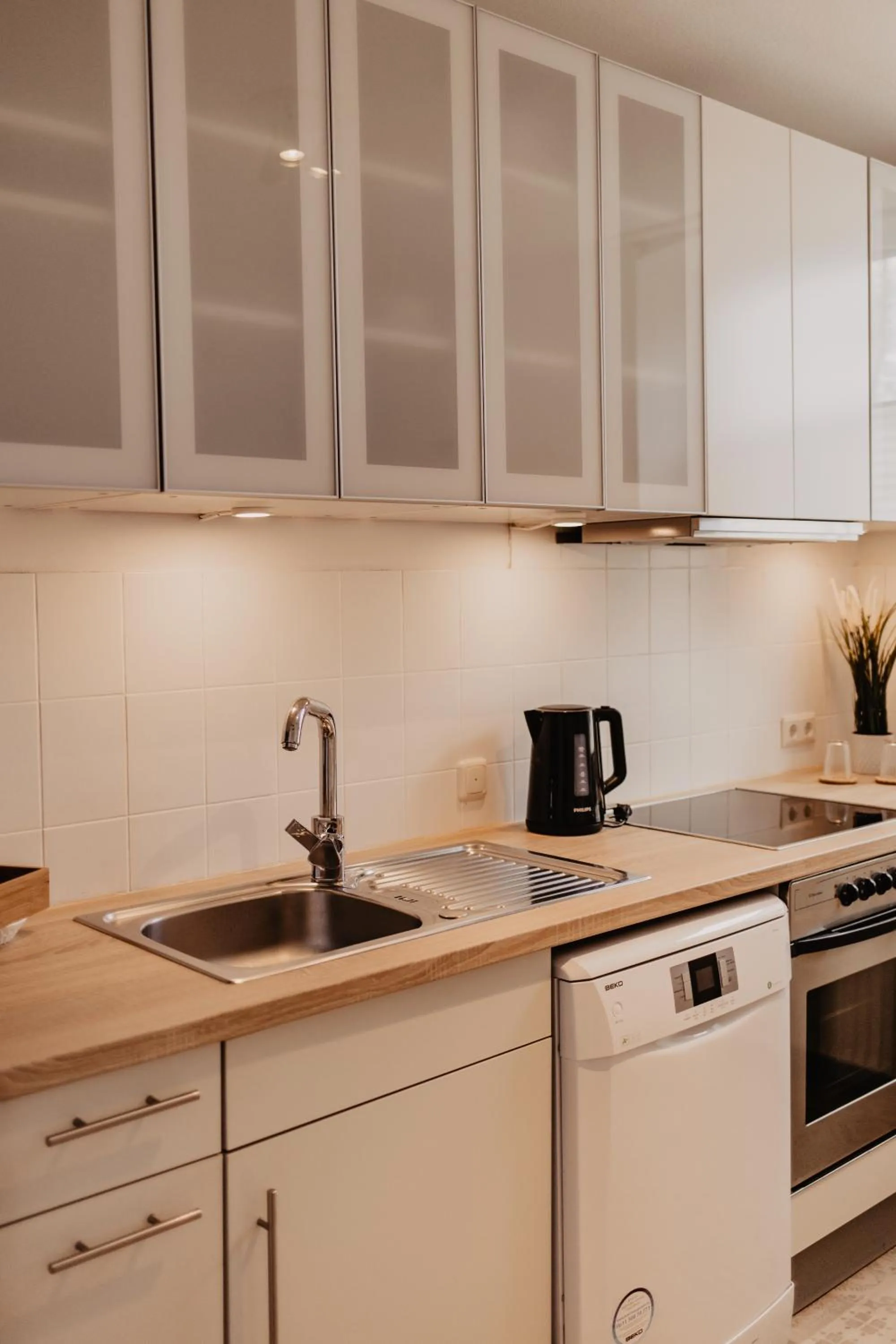 kitchen in Fährhaus Kollmar