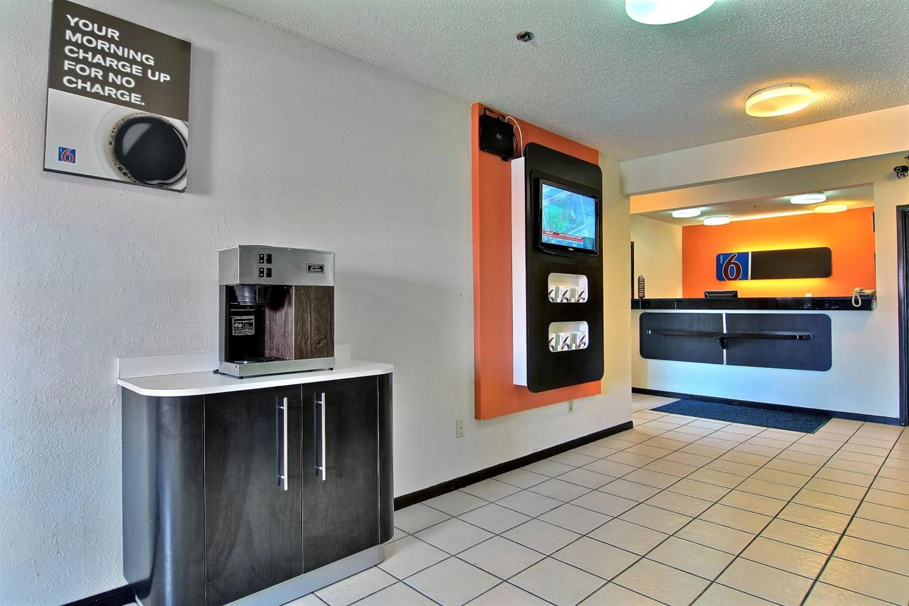 Lobby or reception in Motel 6-Gilman, IL