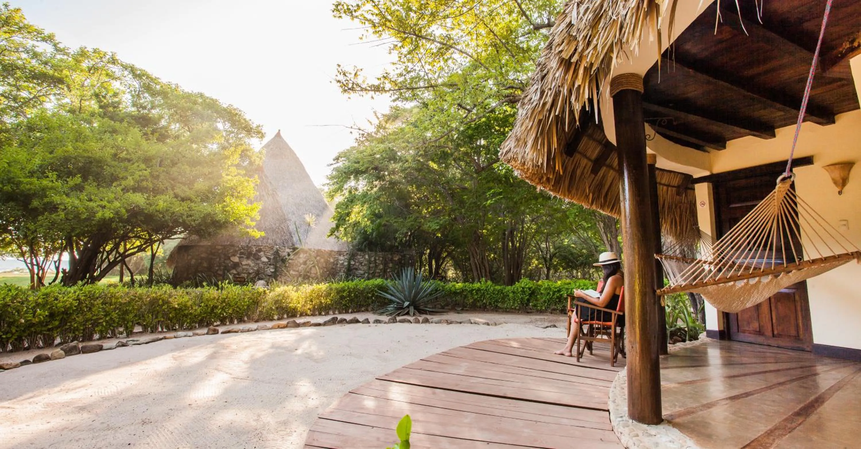 Patio in Hotel Punta Teonoste Boutique Beachfront Resort