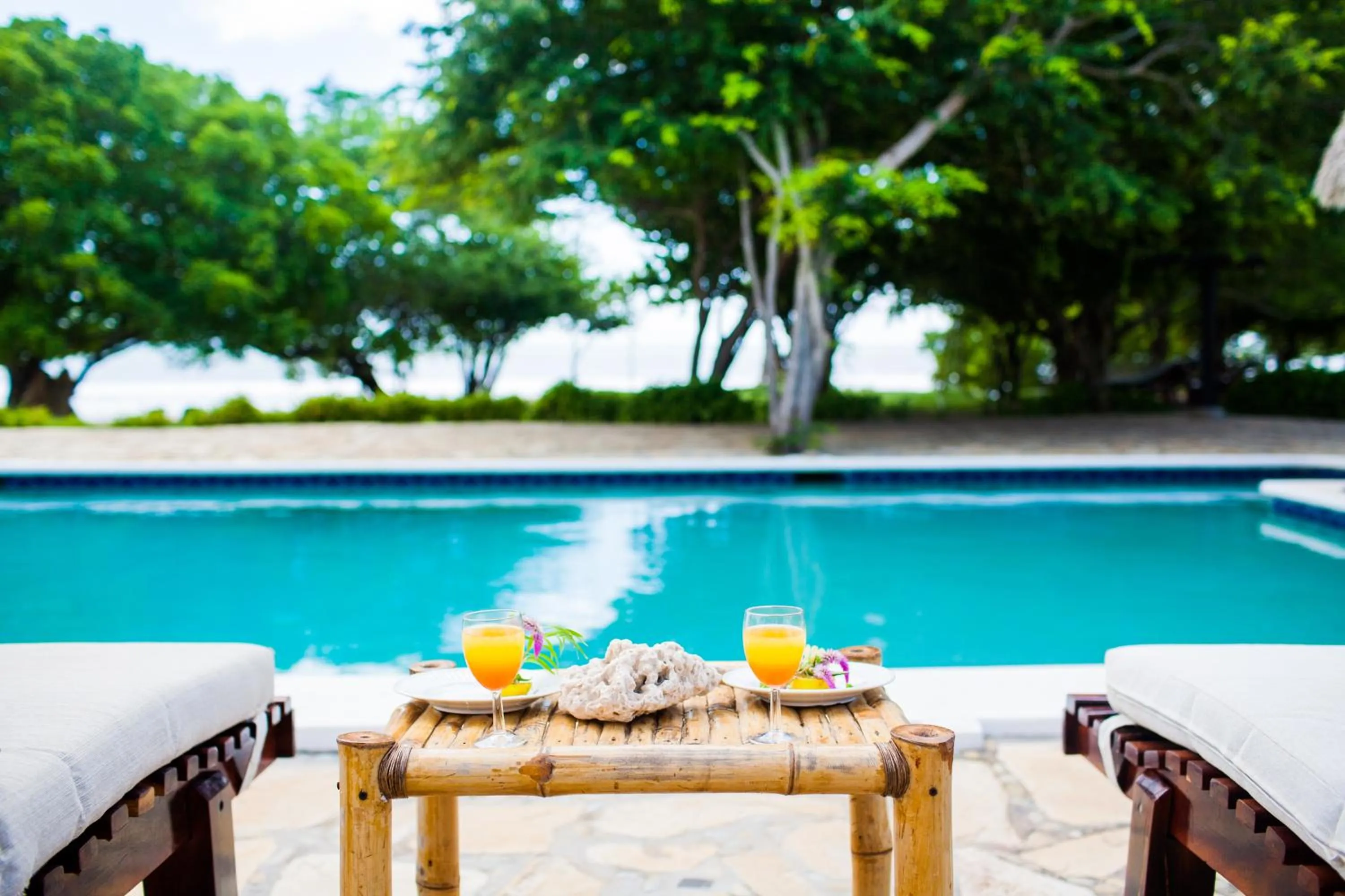 Swimming pool in Hotel Punta Teonoste Boutique Beachfront Resort
