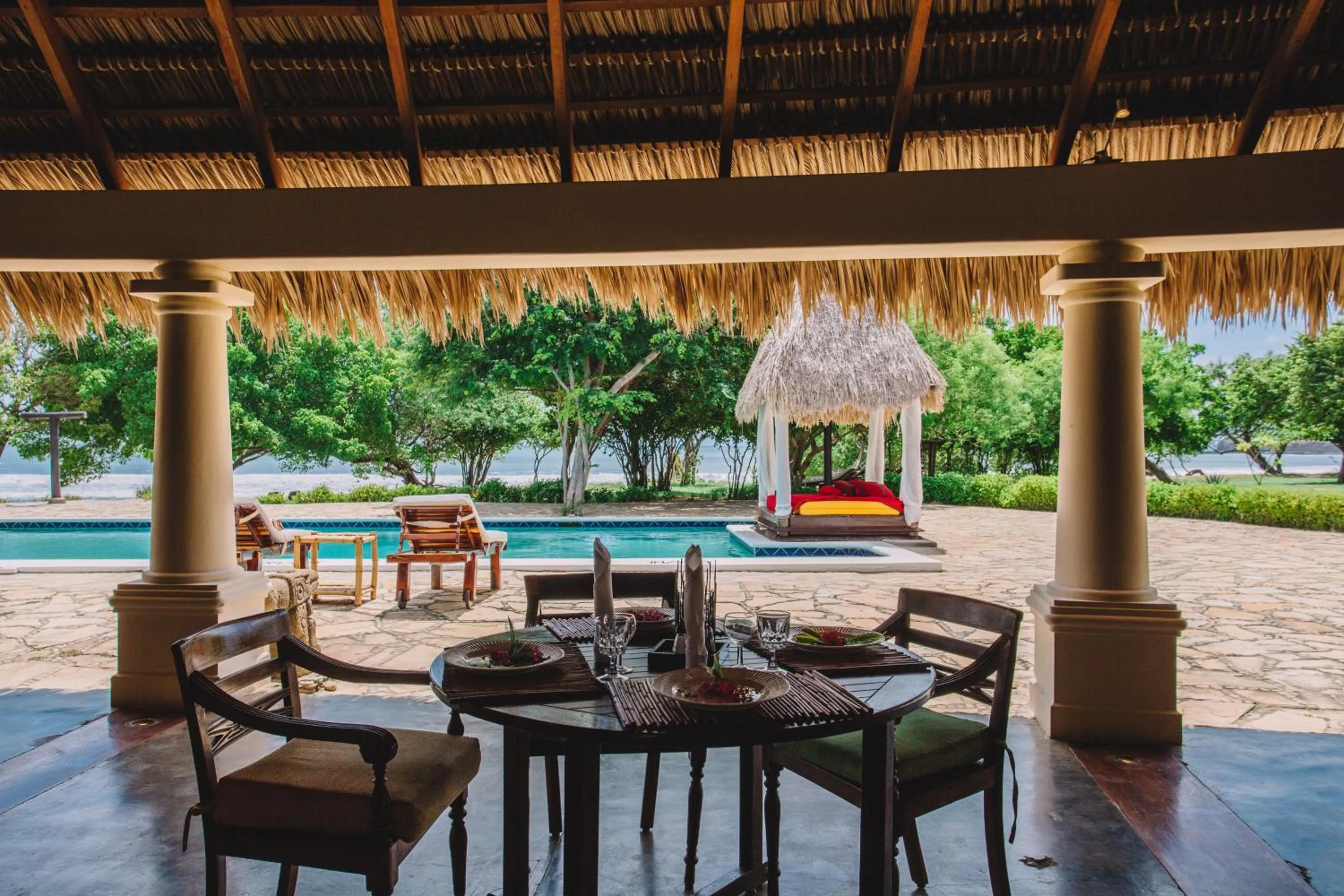 Swimming pool in Hotel Punta Teonoste Boutique Beachfront Resort