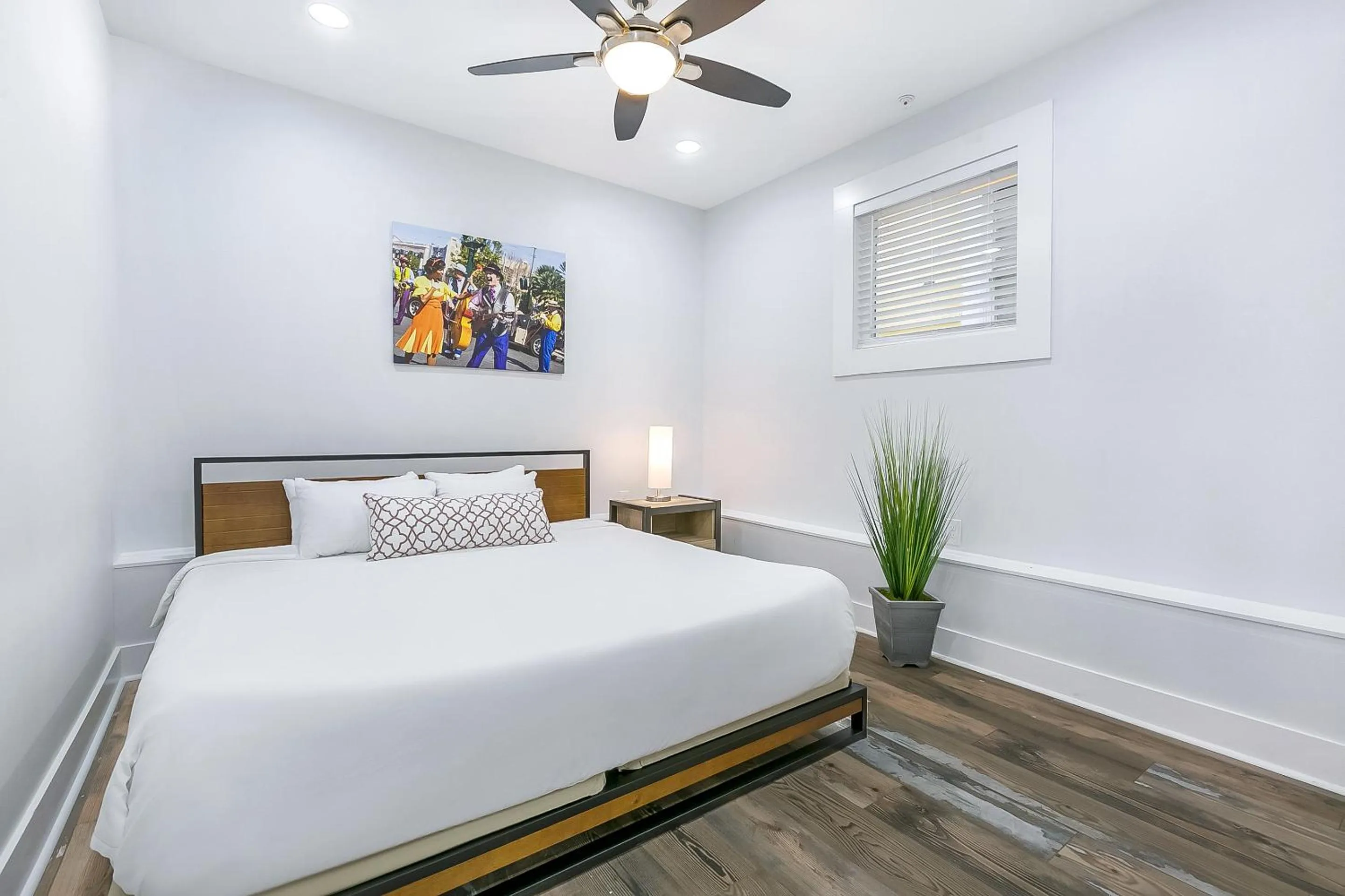 Bedroom, Bed in Urban Oasis 4BD House close to FQ & City Hot Spots'