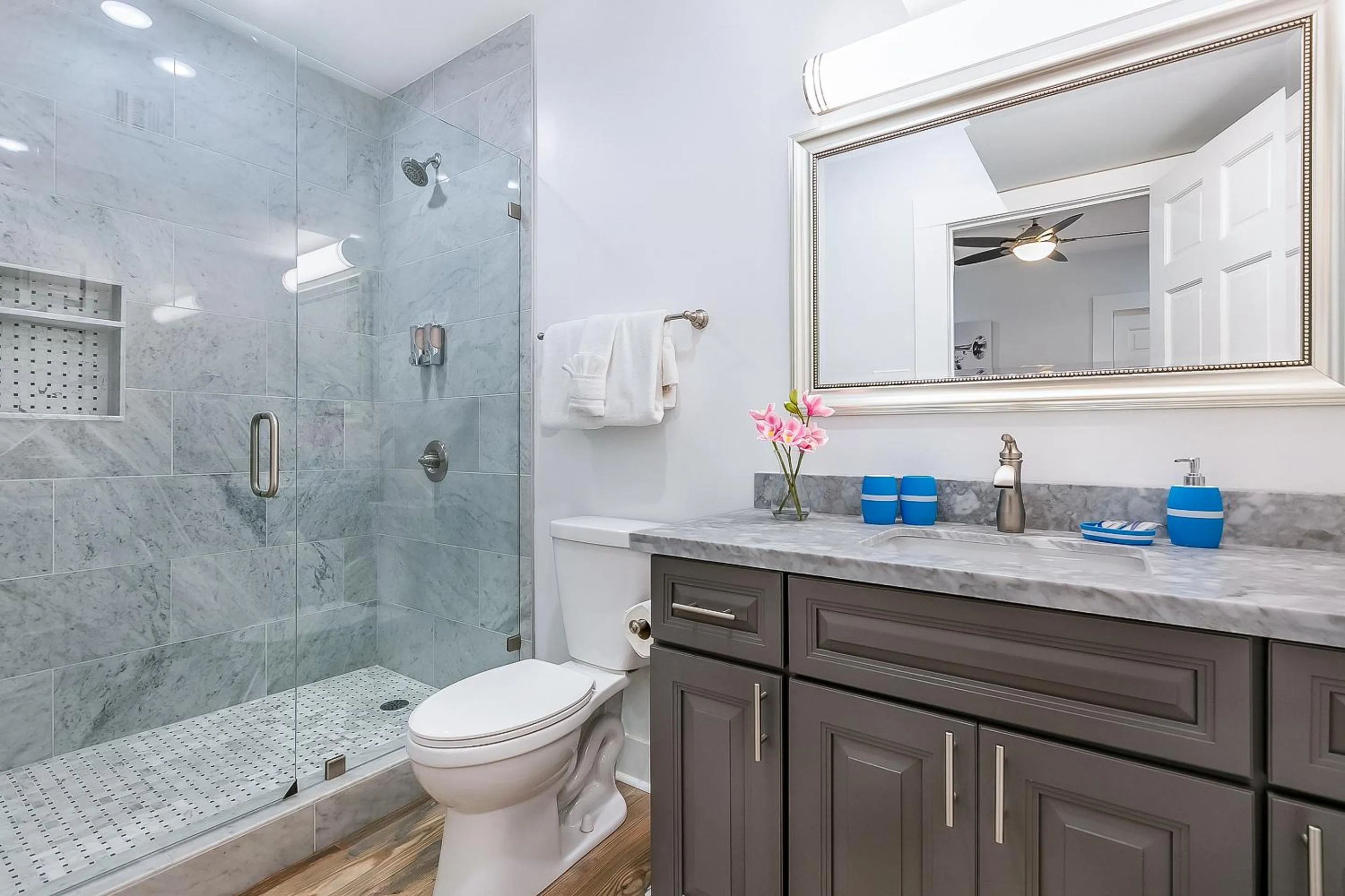 Bathroom in Urban Oasis 4BD House close to FQ & City Hot Spots'