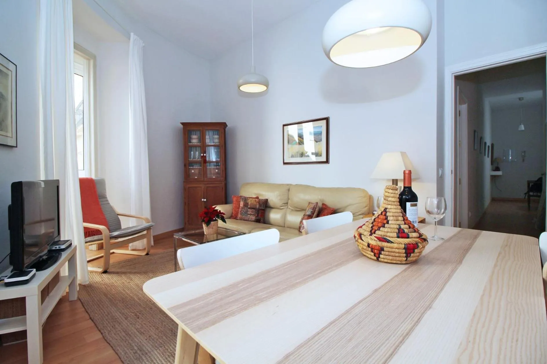 Living room, Bed in Del Parque Flats - Premium - Maestre