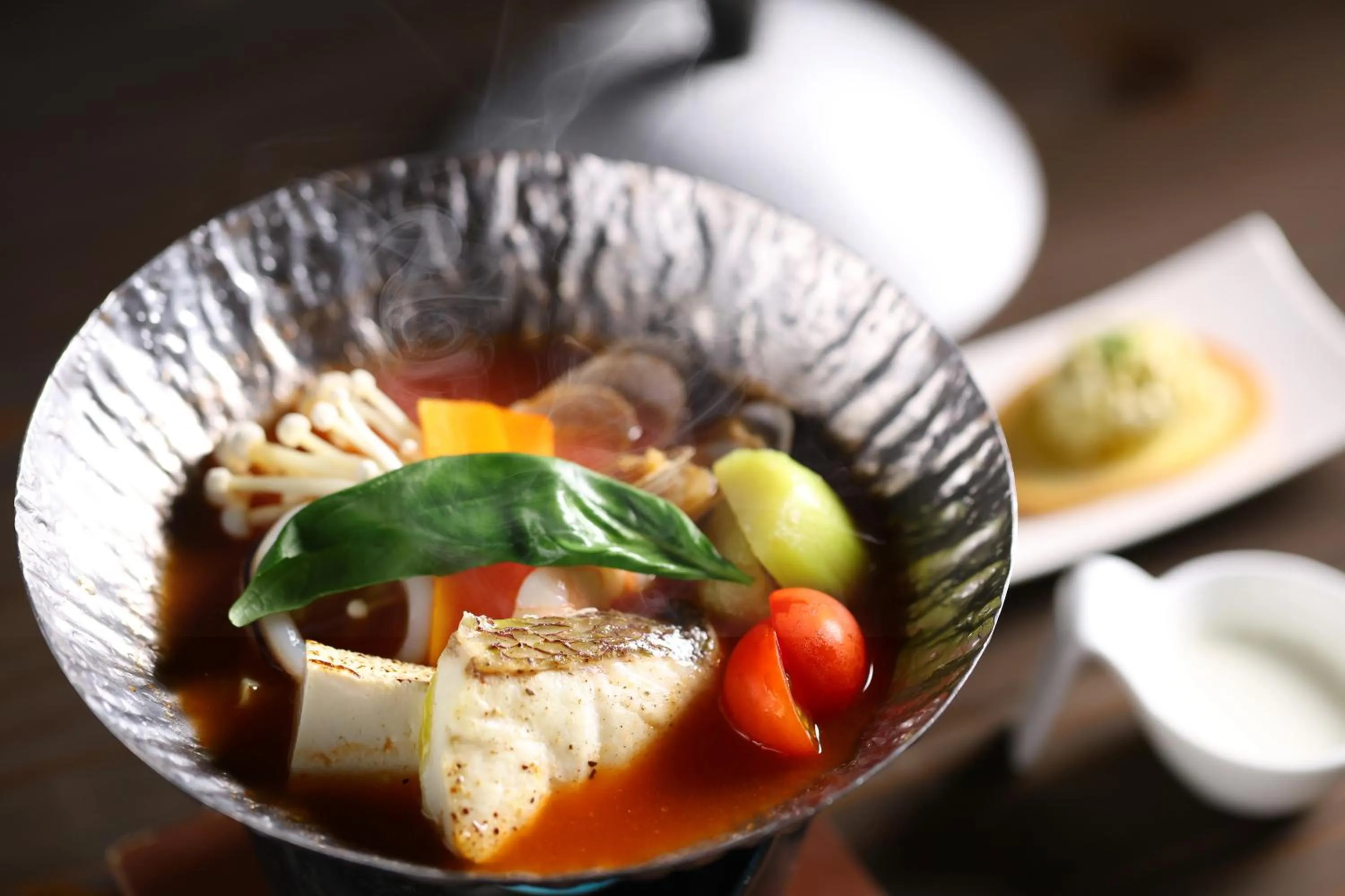 Food close-up in Oku Yugawara SANSUIROU