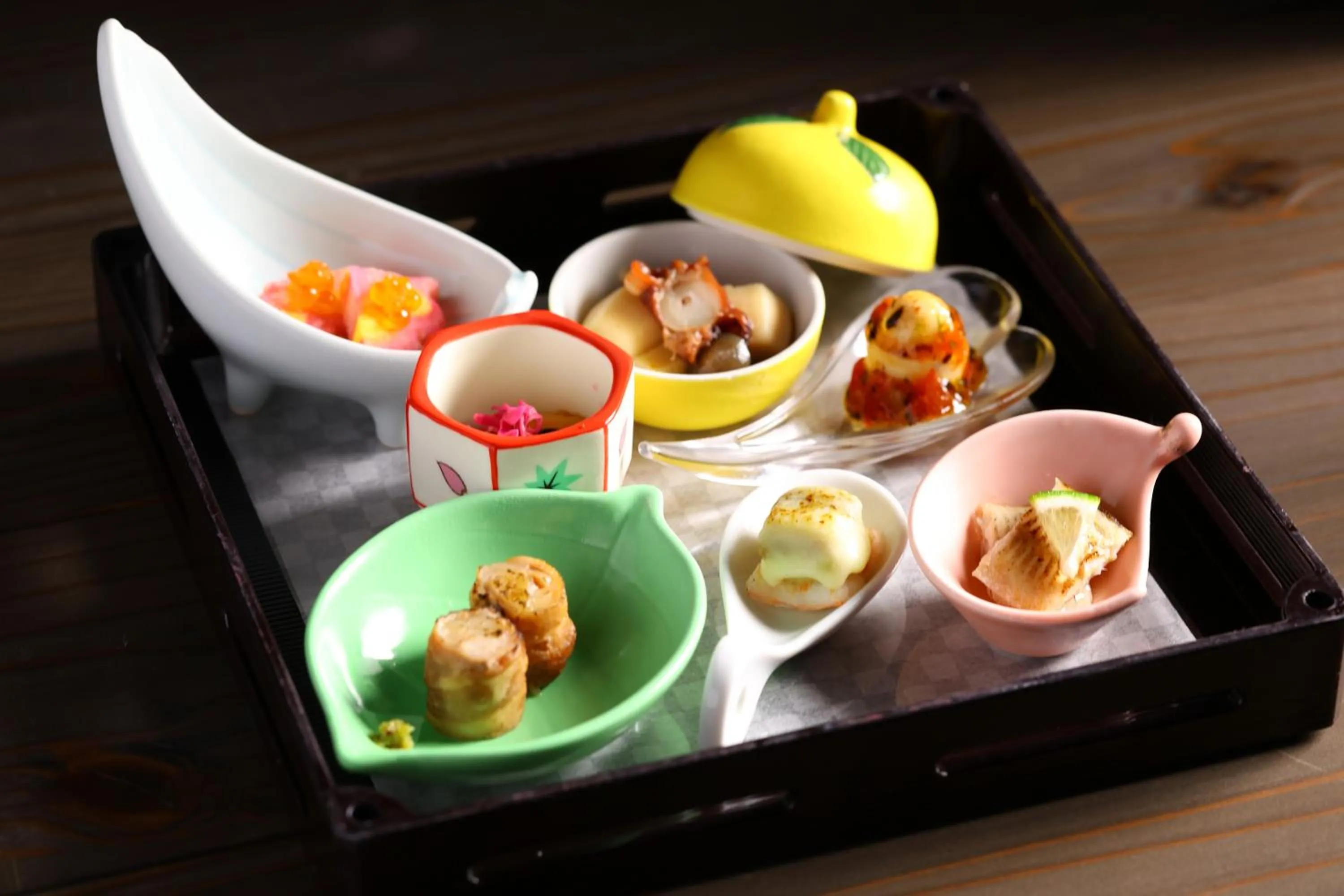 Food close-up in Oku Yugawara SANSUIROU