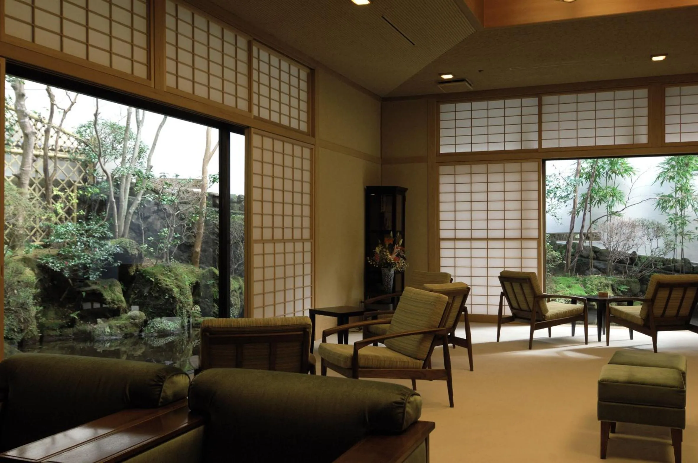 Lobby or reception in Oku Yugawara Tsubaki