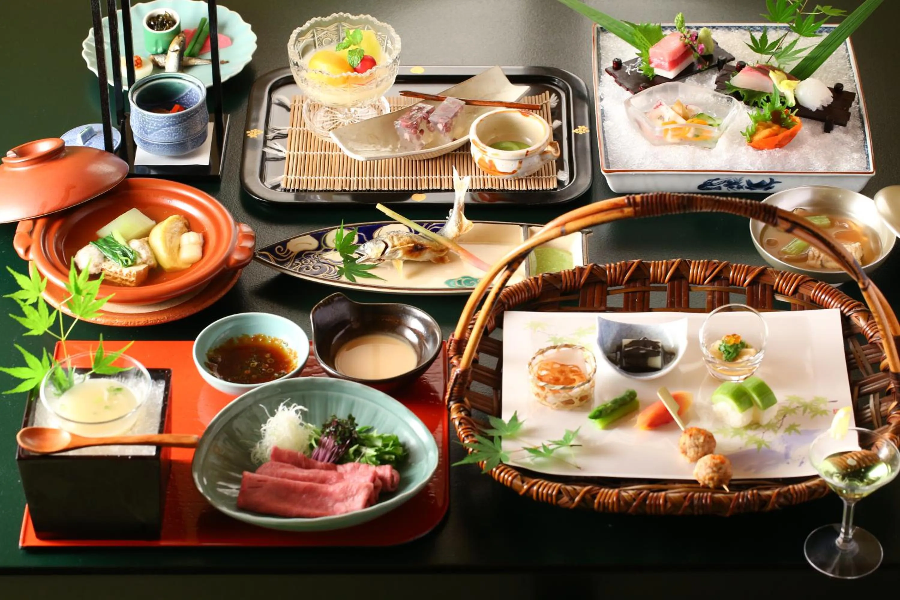 Dinner in Oku Yugawara Tsubaki