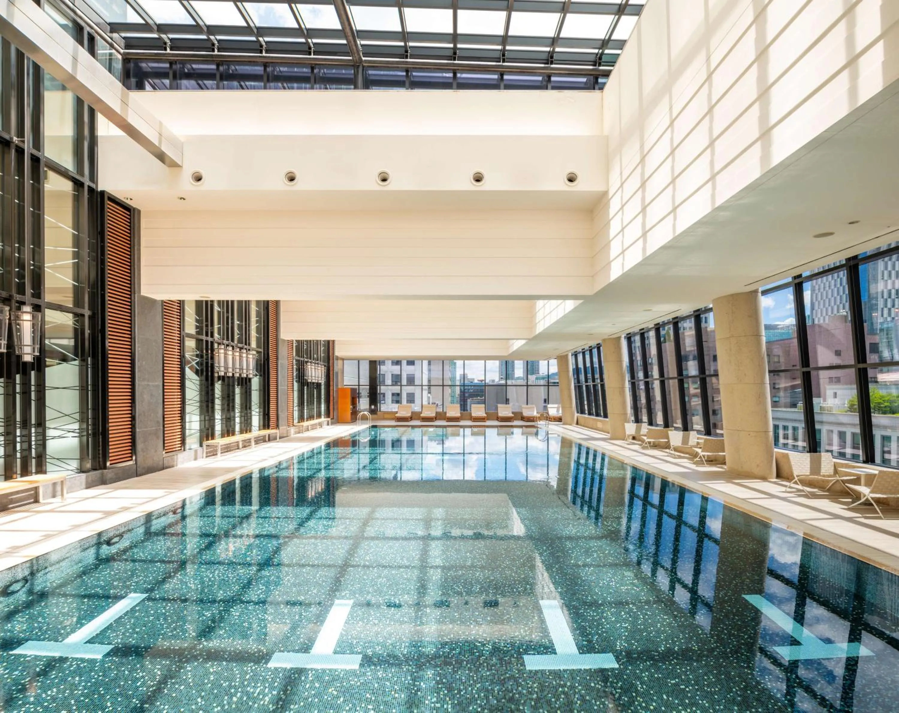 Pool view in Conrad Seoul