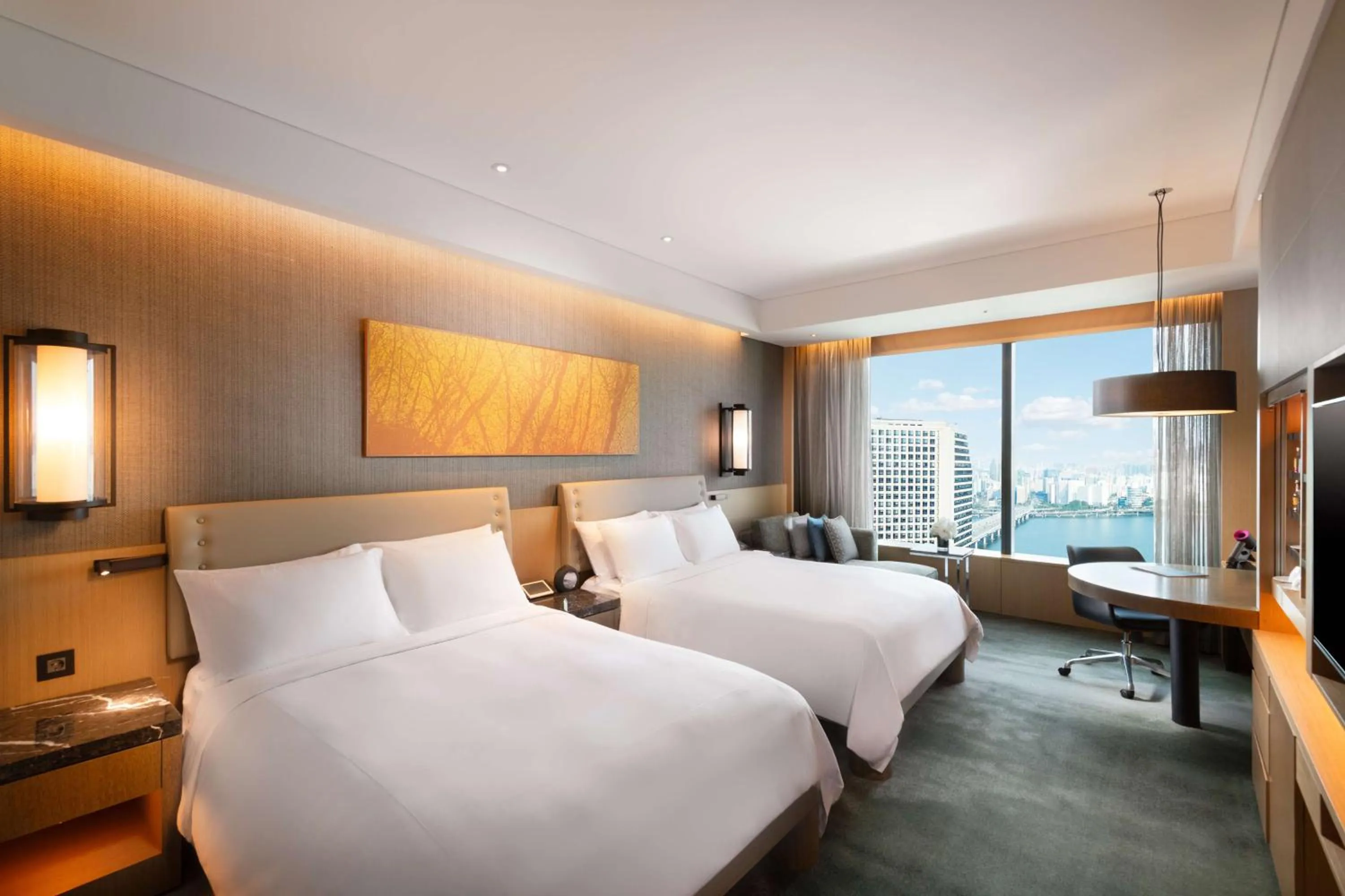 Bed in Conrad Seoul