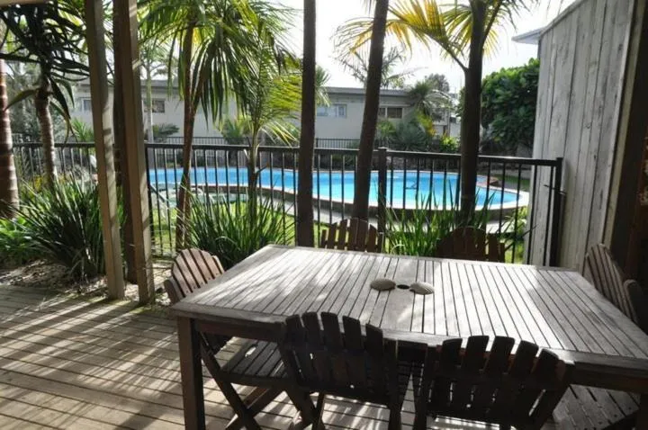 Patio in Waipu Cove Resort
