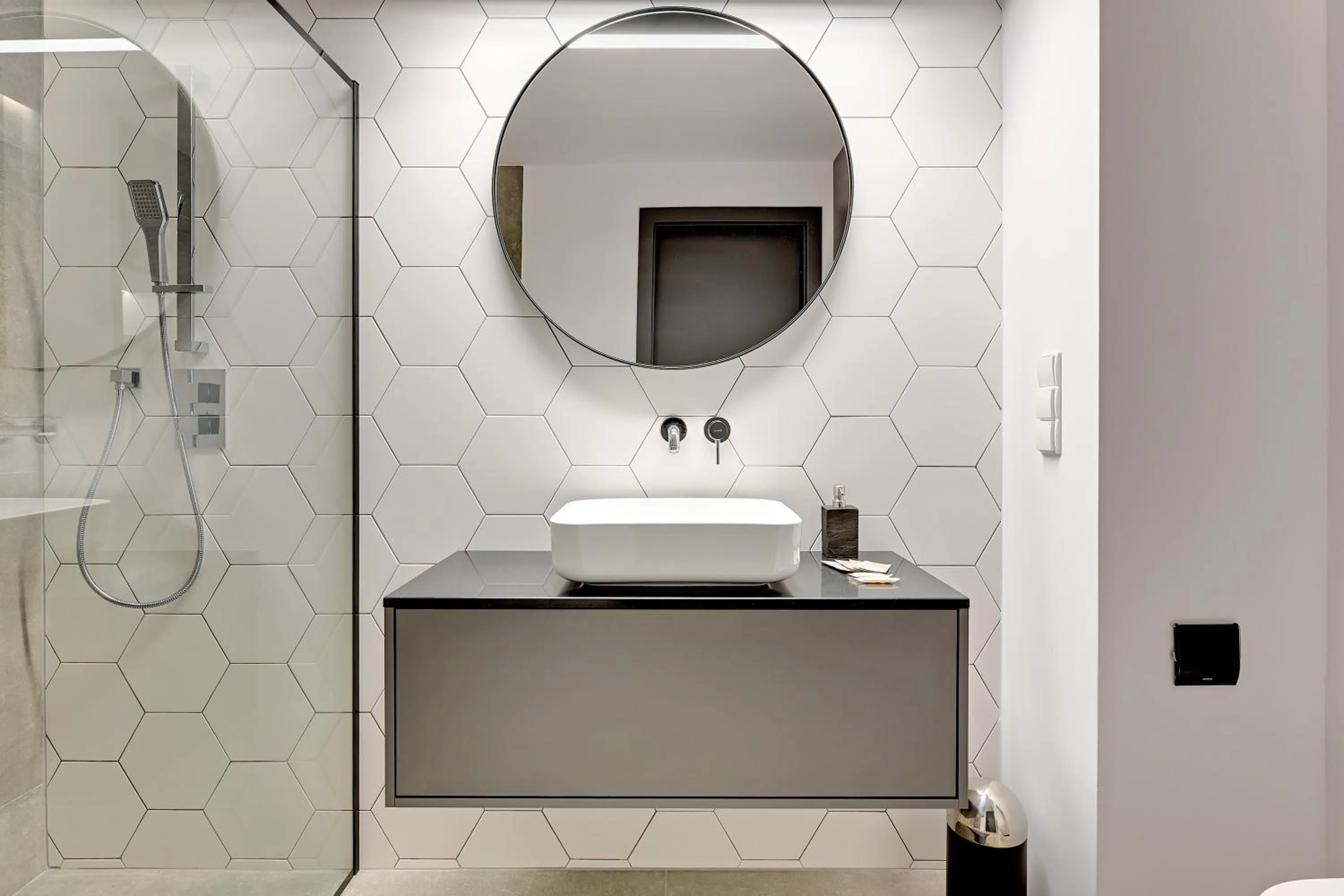 Bathroom in Sleepy3city Apartments Batorego 9