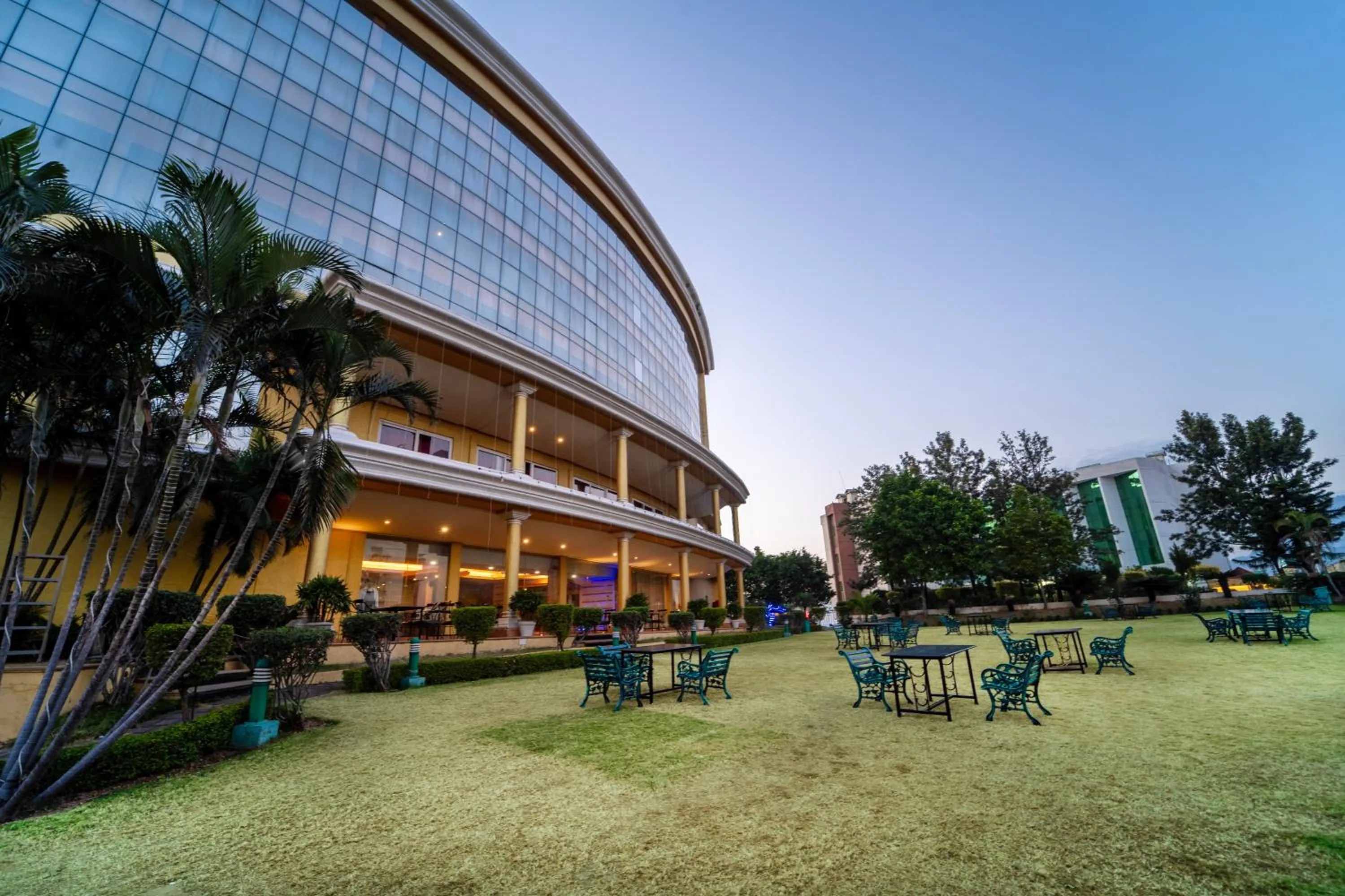 Garden view in K C Residency Katra