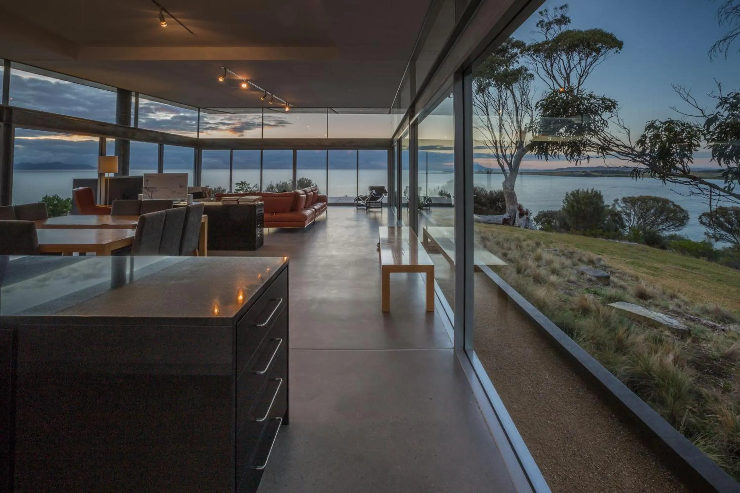 Living room in Avalon Coastal Retreat