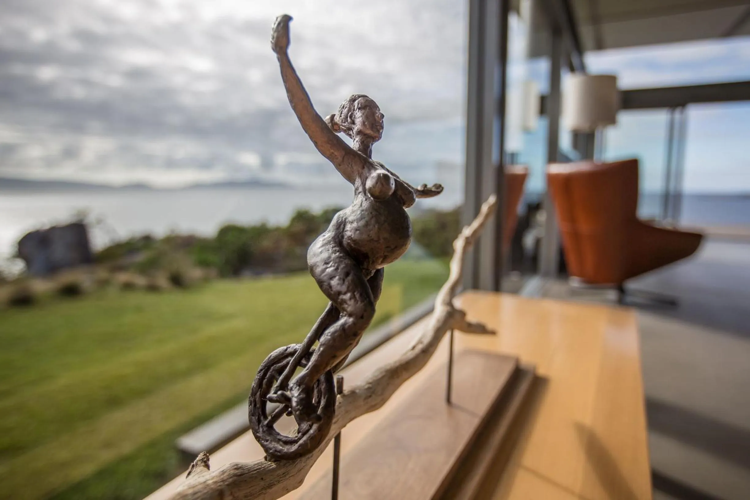 Garden view in Avalon Coastal Retreat