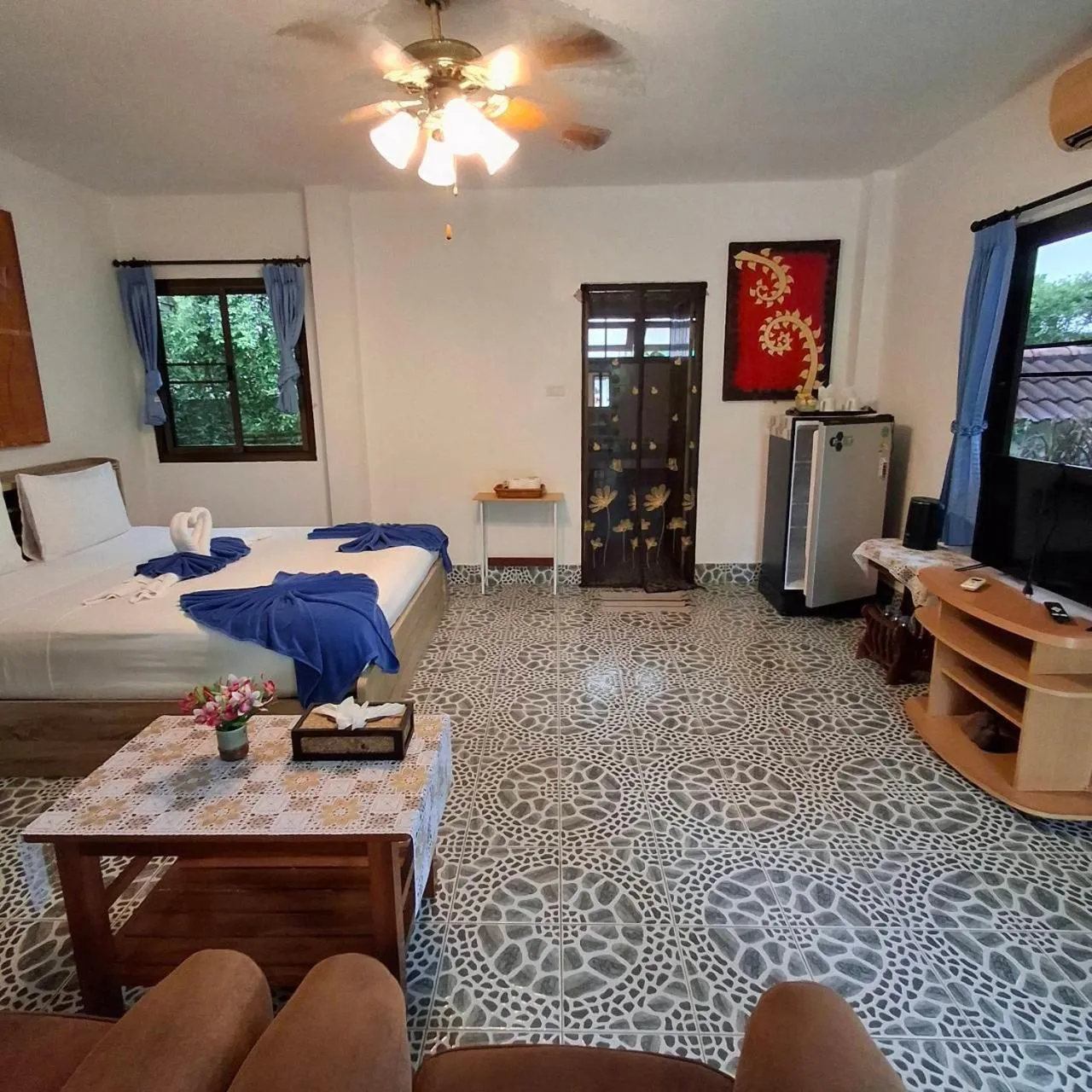 Bedroom in D&K Smiley Phuket Resort