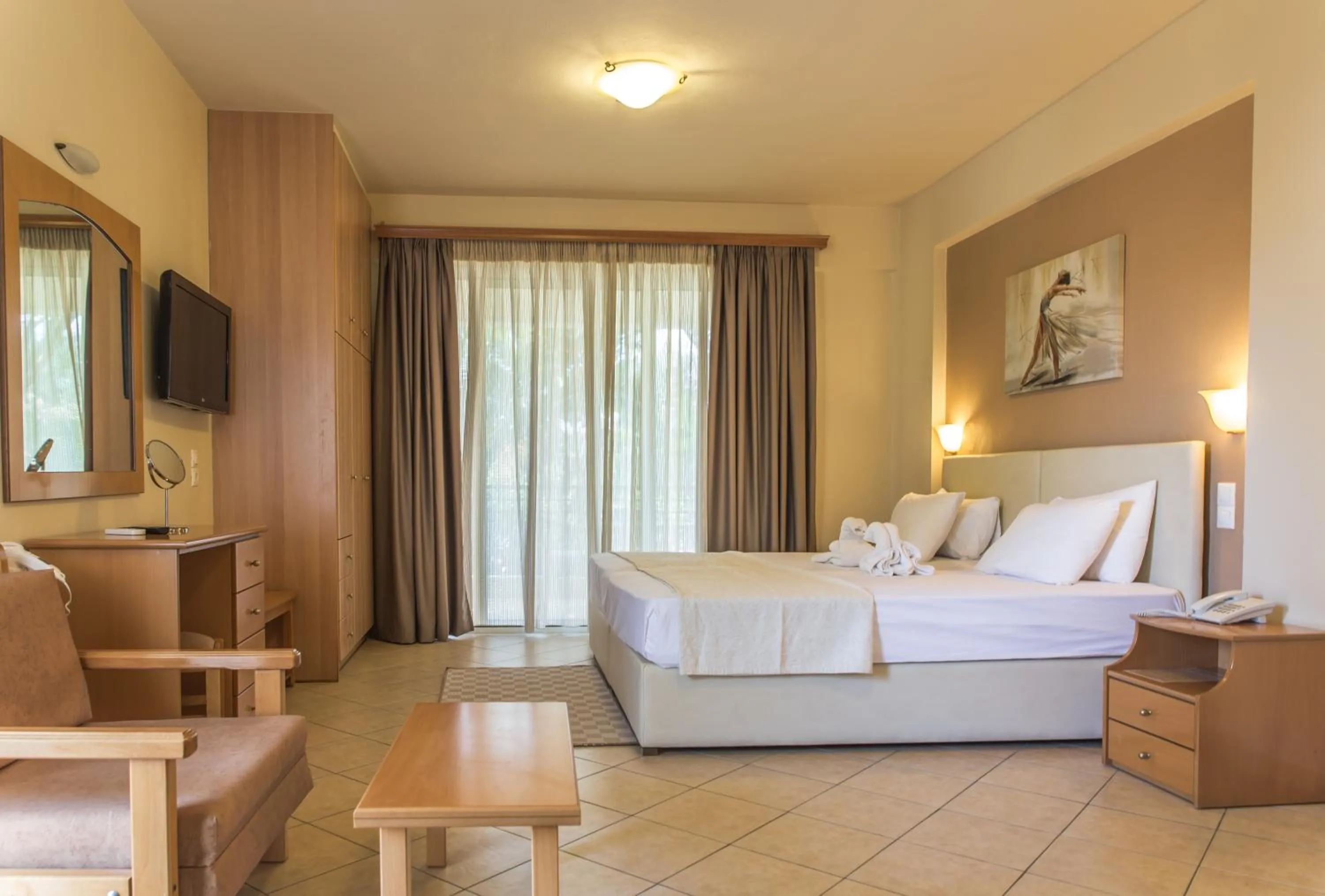 Photo of the whole room, Bed in Colonides Beach Hotel