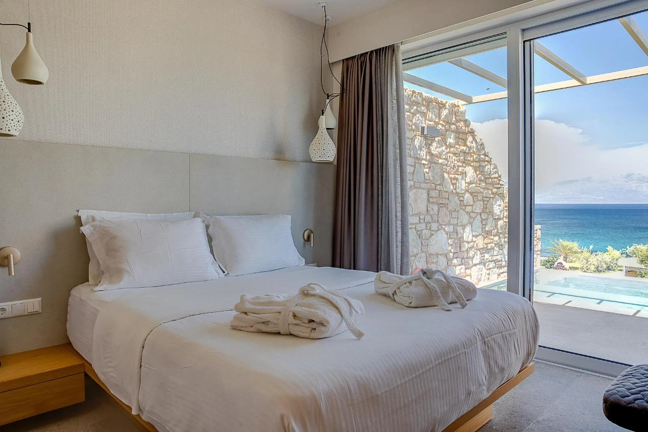 Bed in Colonides Beach Hotel