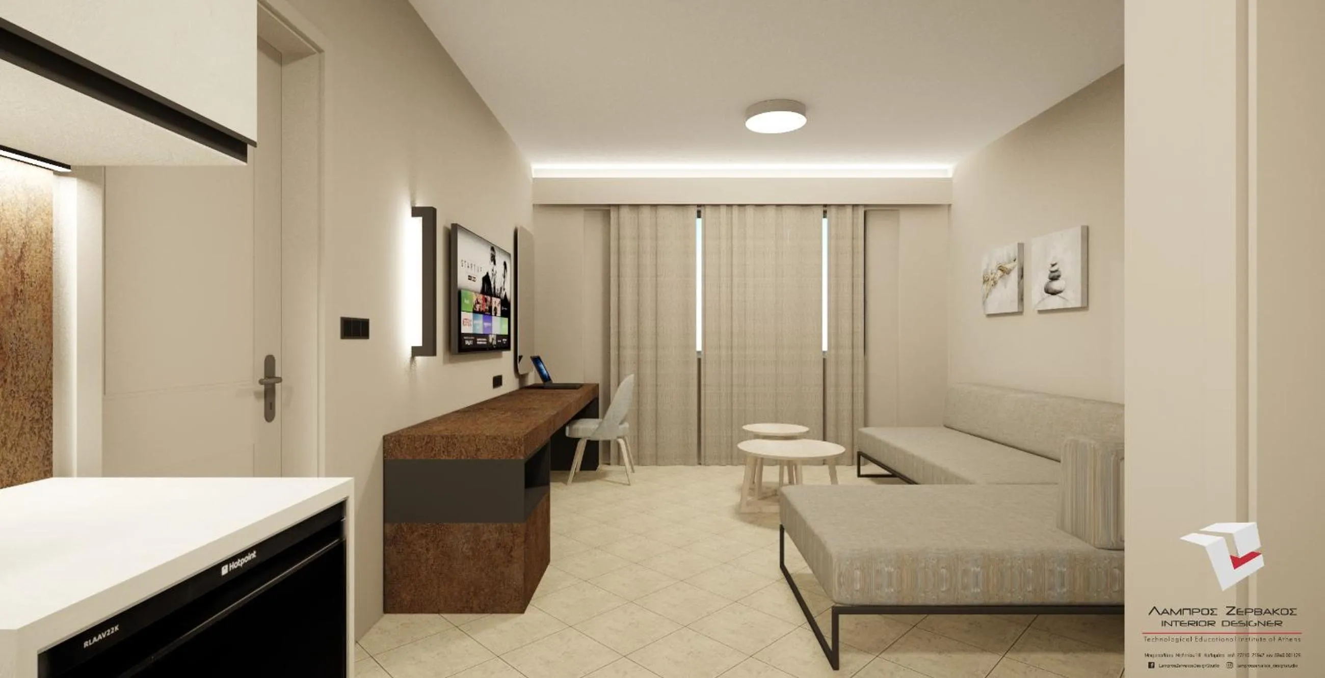 Bed in Colonides Beach Hotel