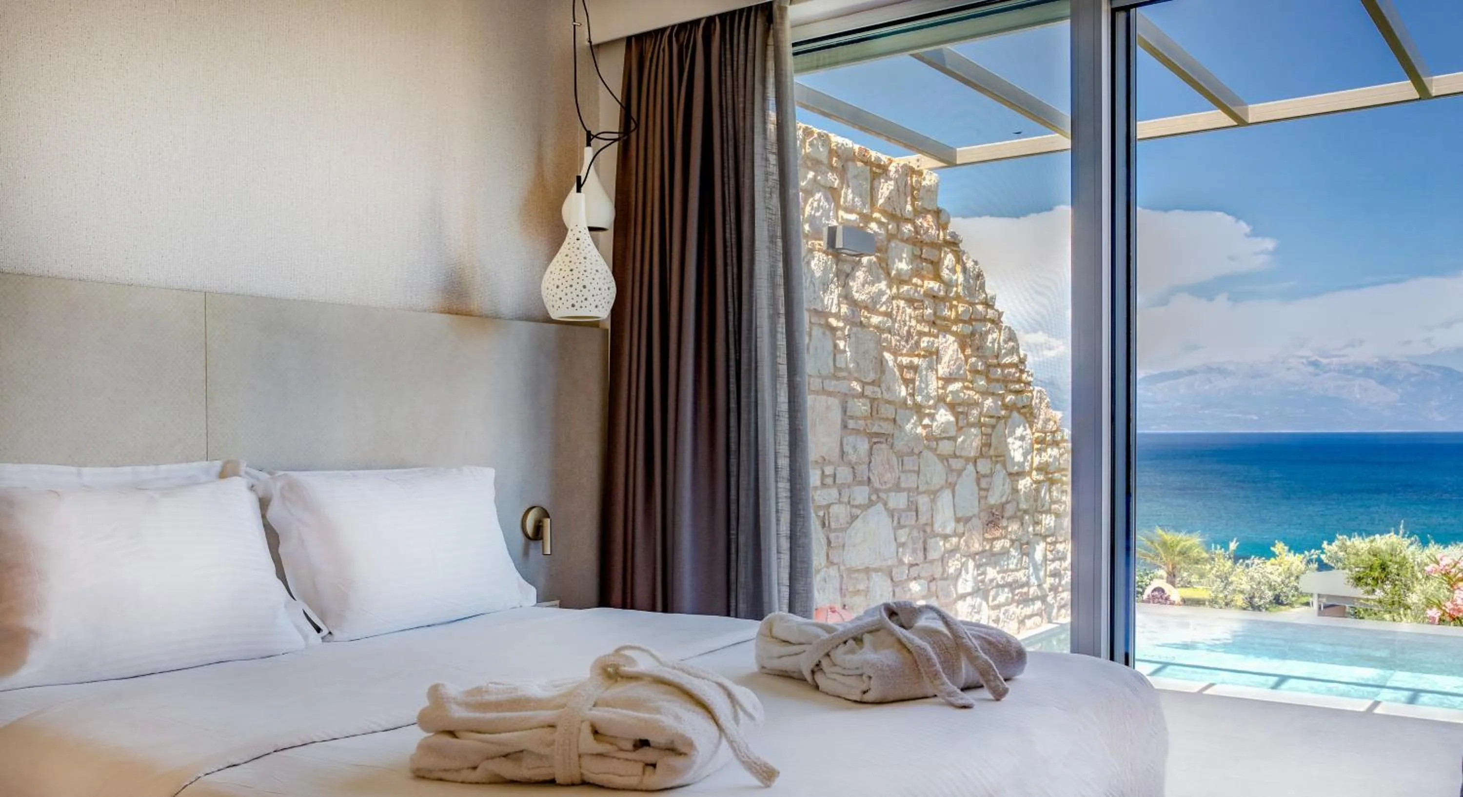 Bed in Colonides Beach Hotel