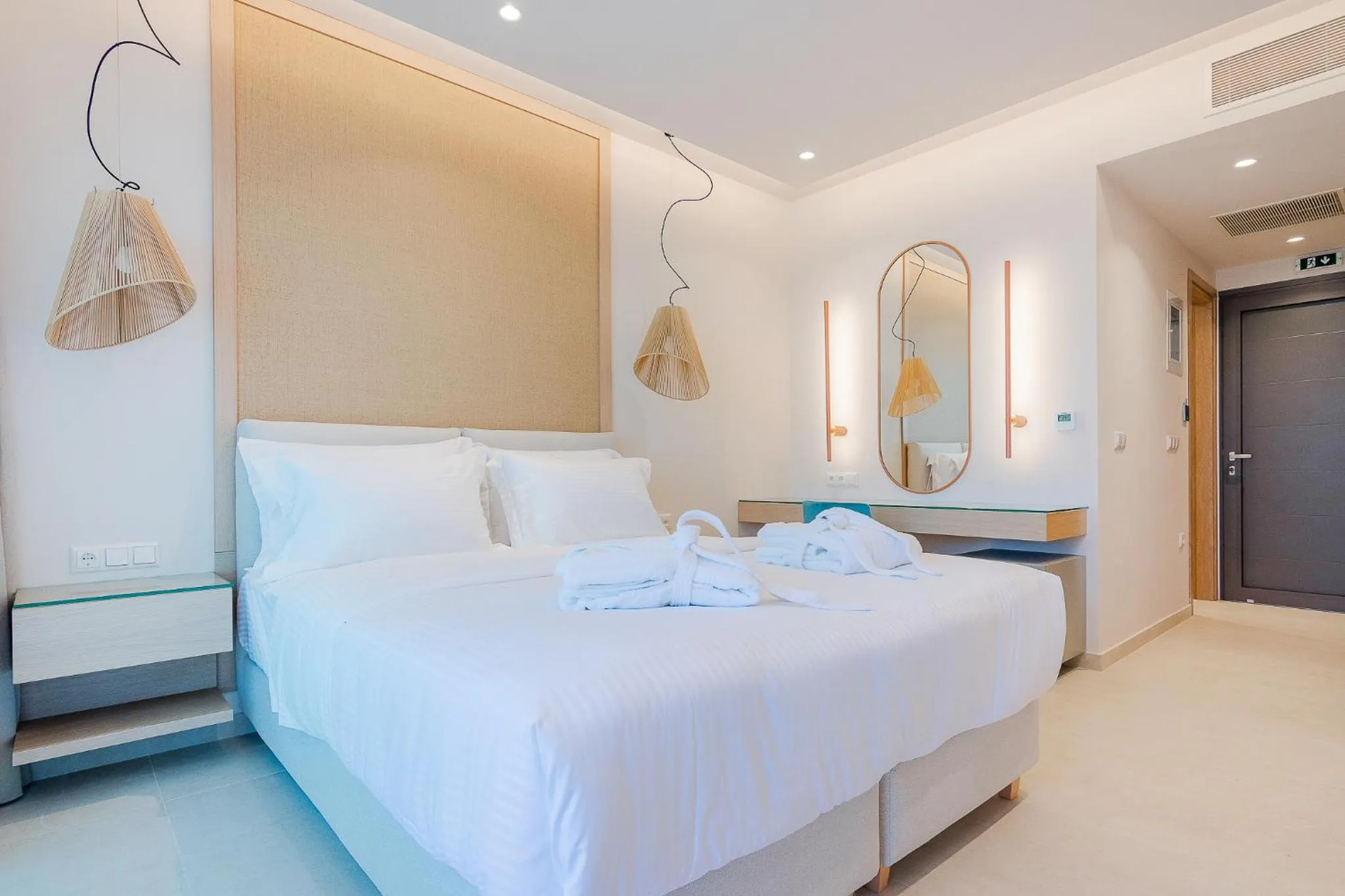 Bed in Colonides Beach Hotel