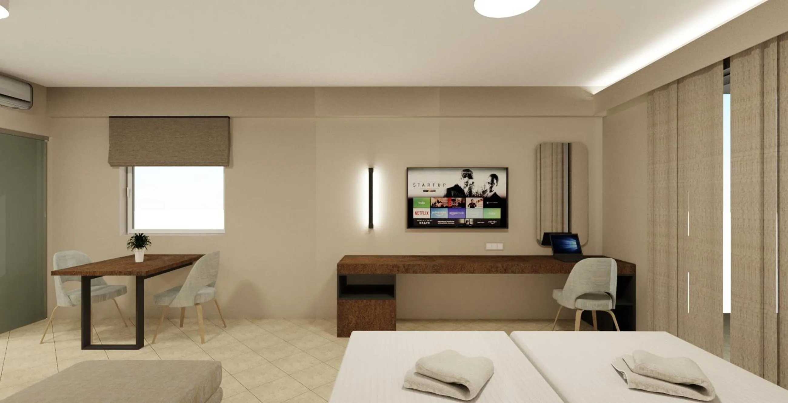 Bed in Colonides Beach Hotel