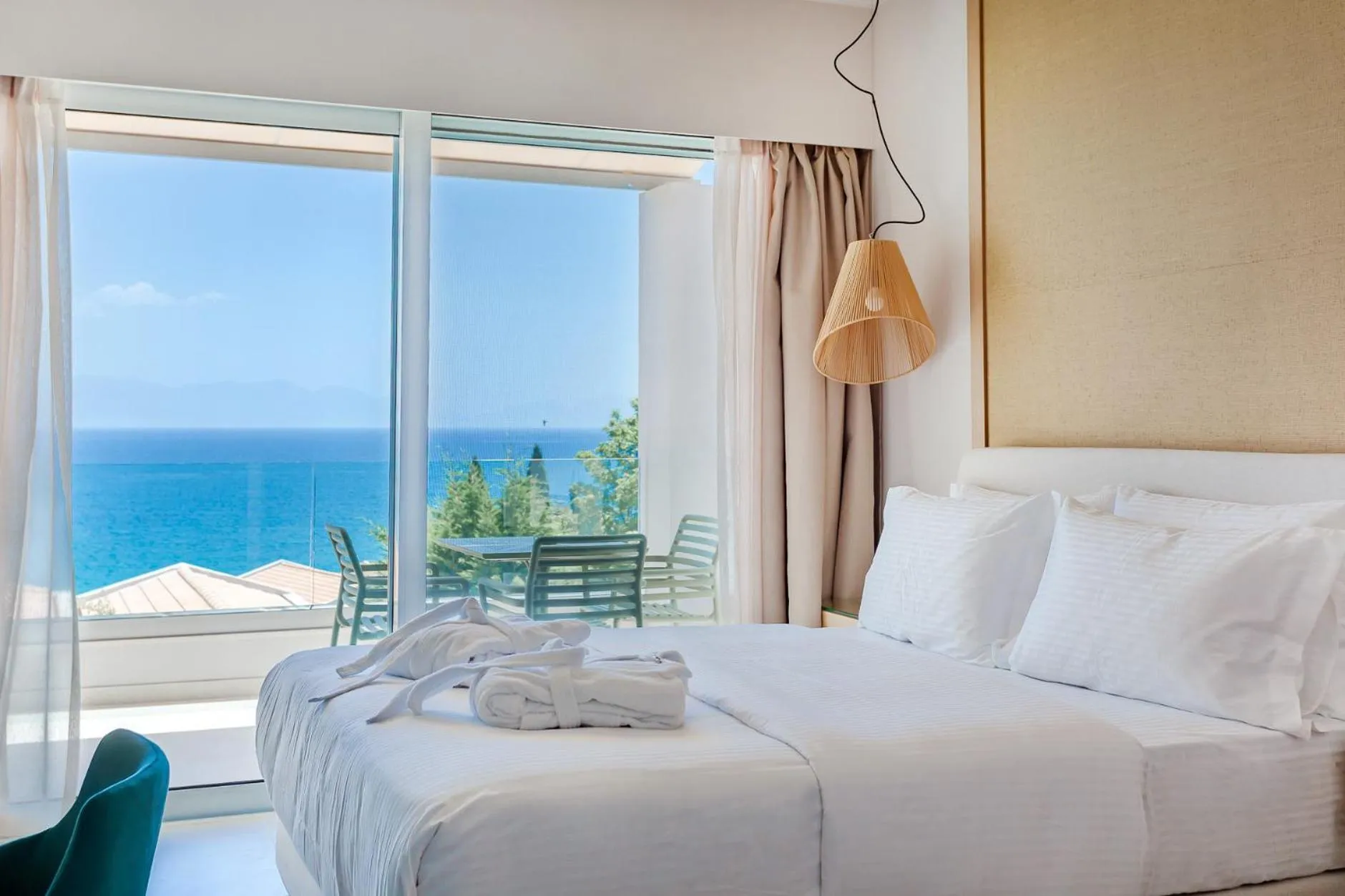 Bed in Colonides Beach Hotel