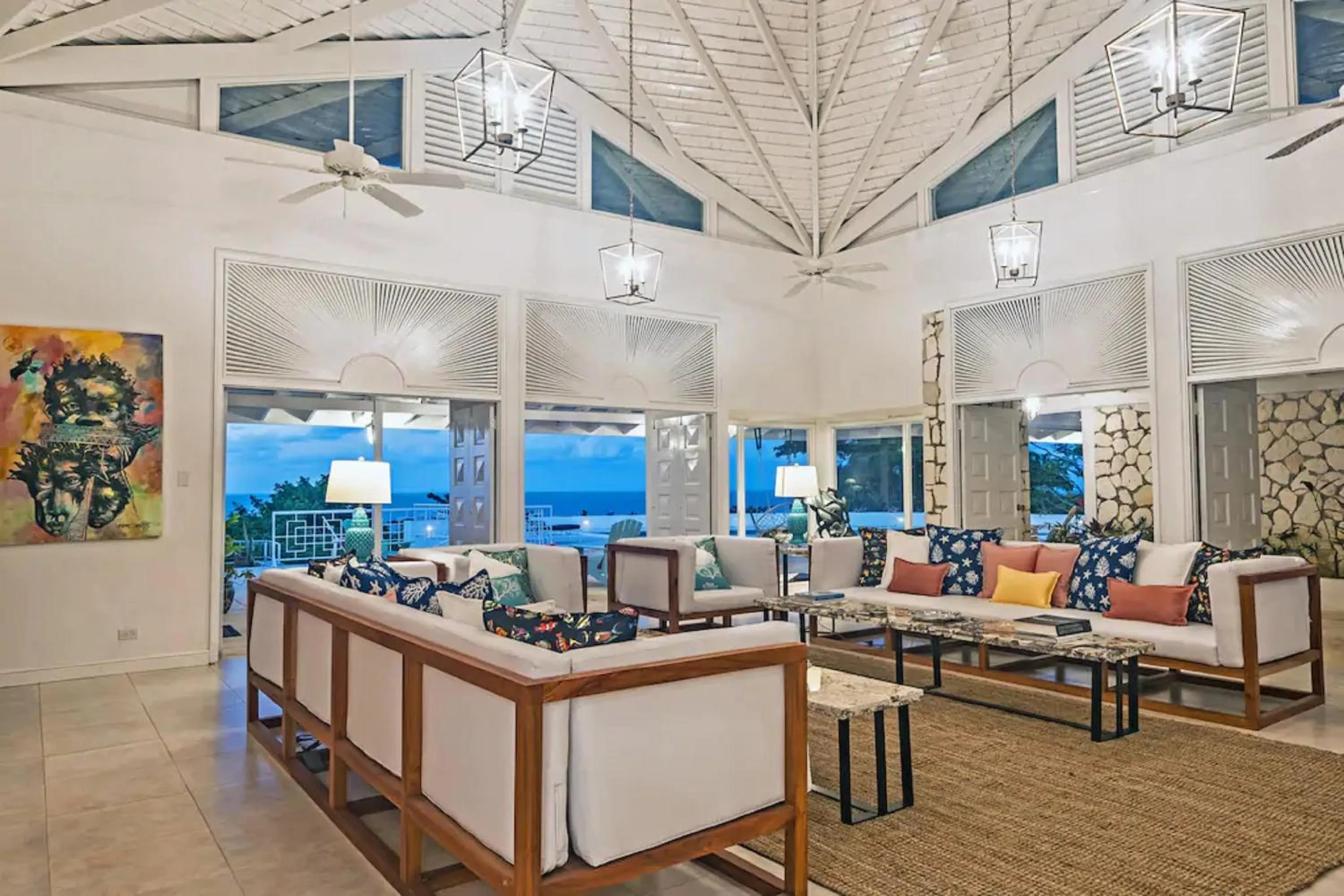 Living room in Magnificent 5-Bedroom Estate Villa, Sleeps 12