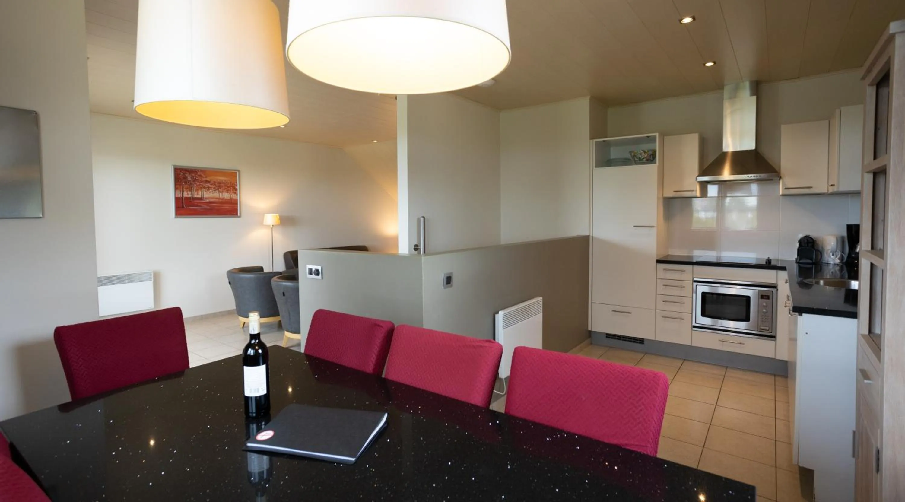 Seating area in Holiday Park La Sapinière